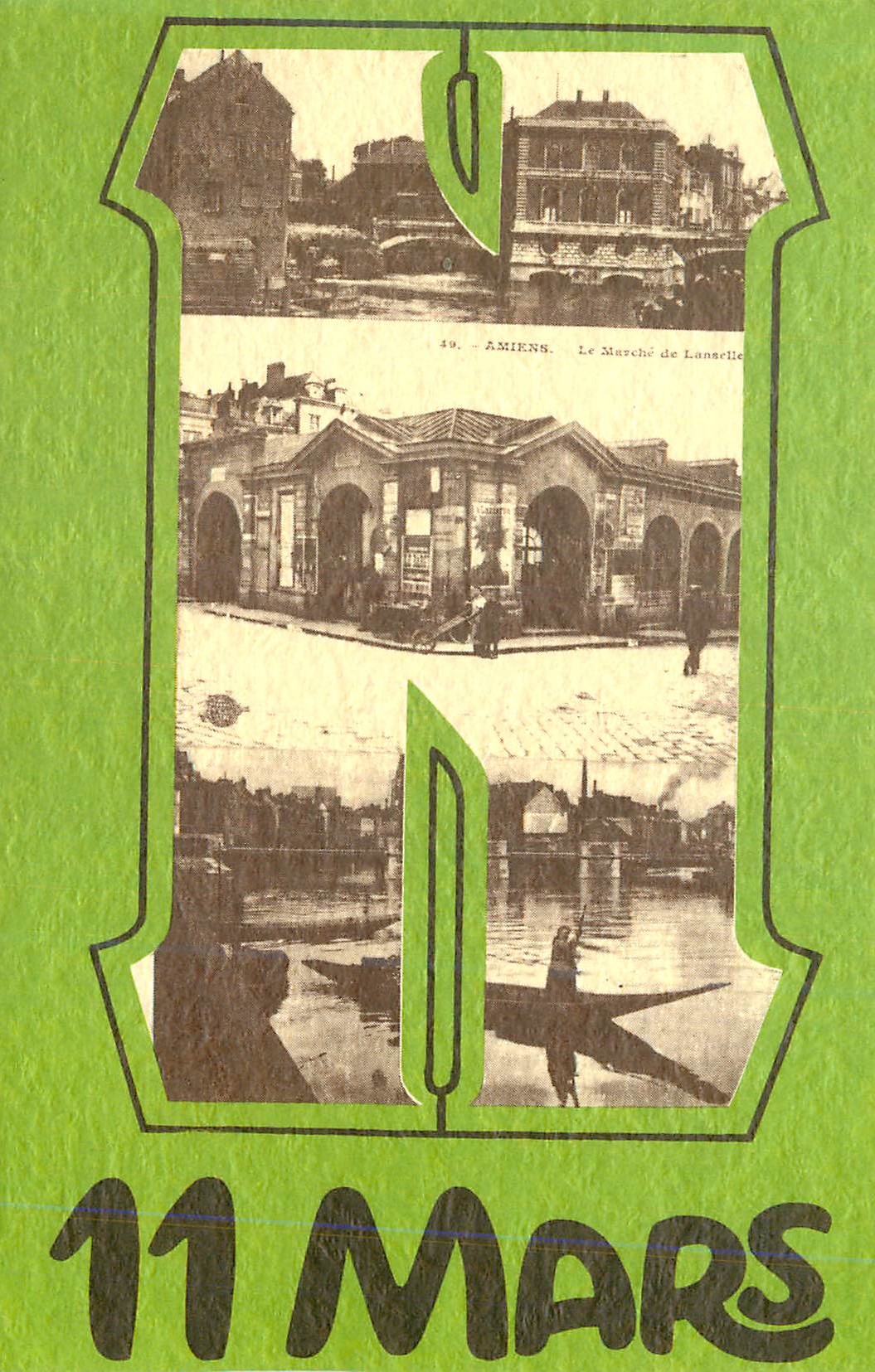 CPM Amiens 1er Salon de la Carte Postal 3 au 11 Mars 1979