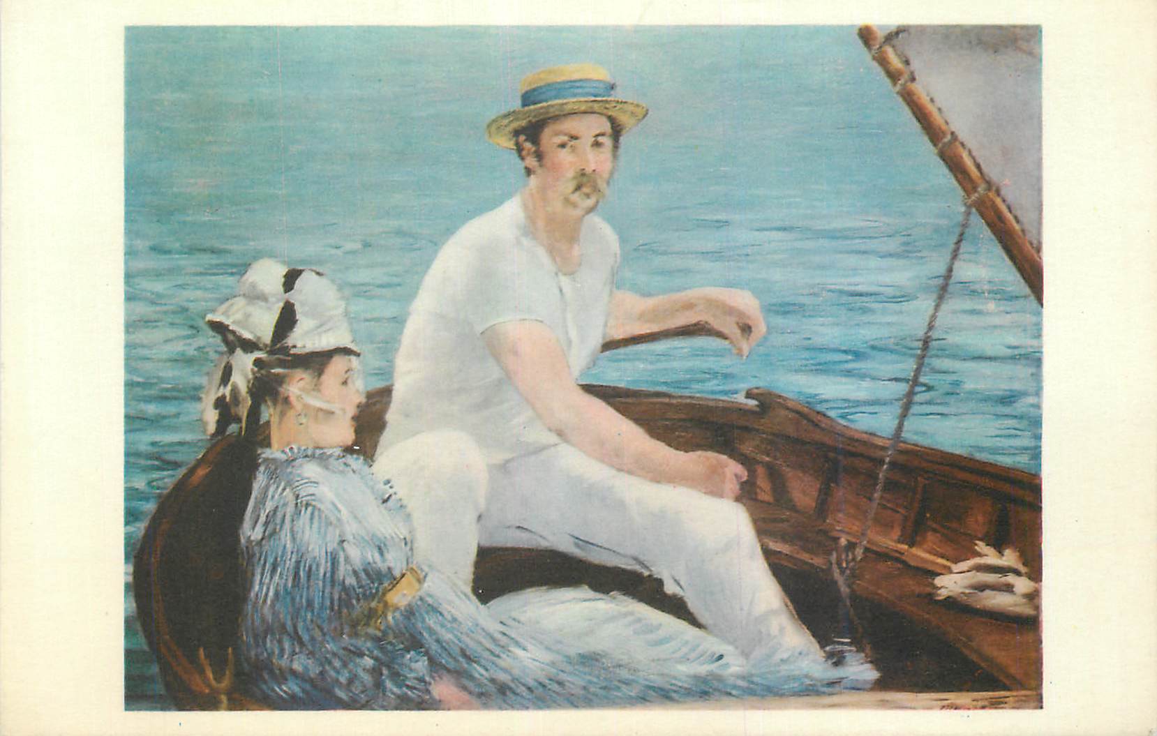CPM The Metropolitan Museum of Art Edouard Manet French 1832 1883 Boating