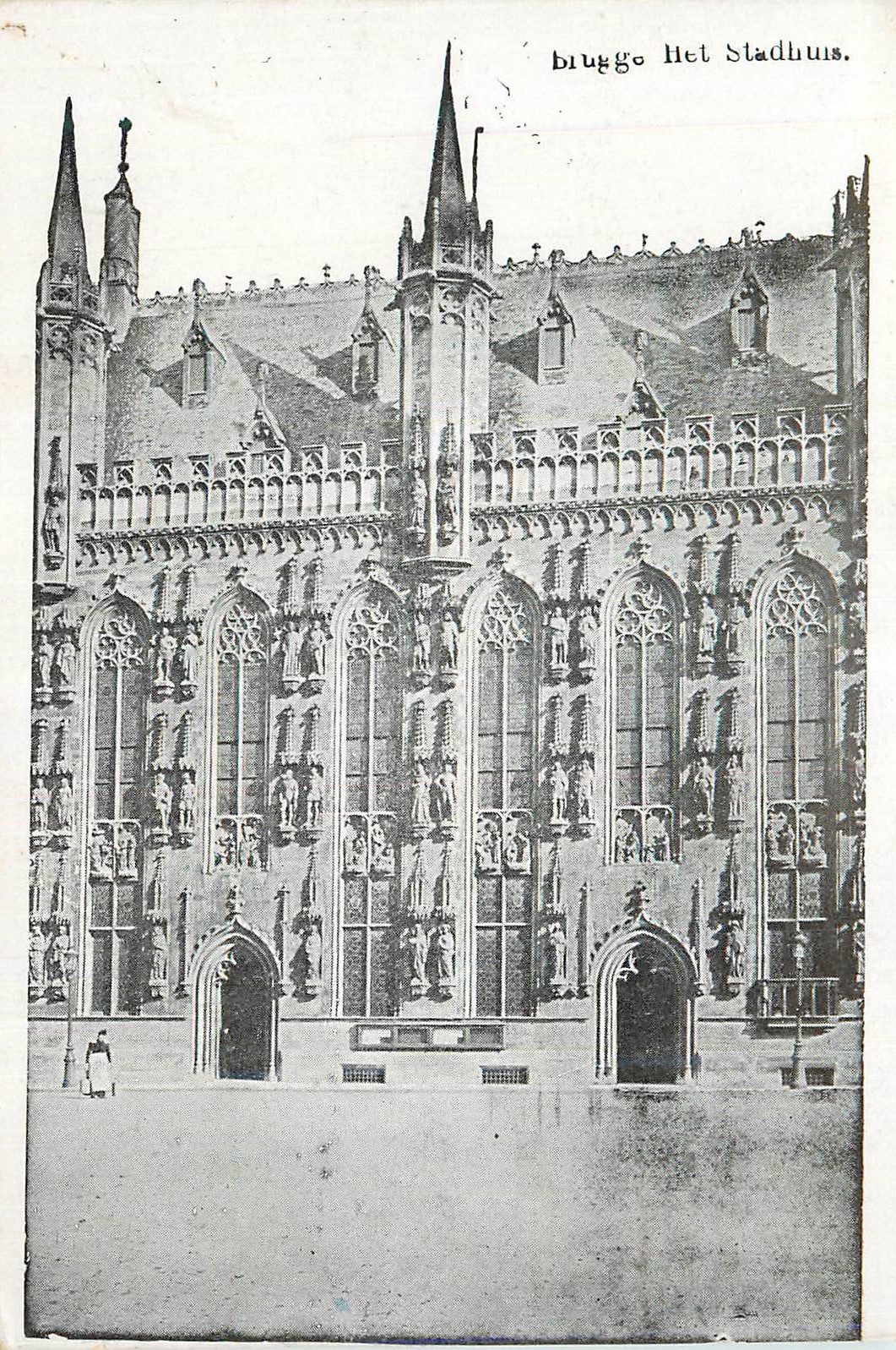 CPA Brugge Het Stadhuts