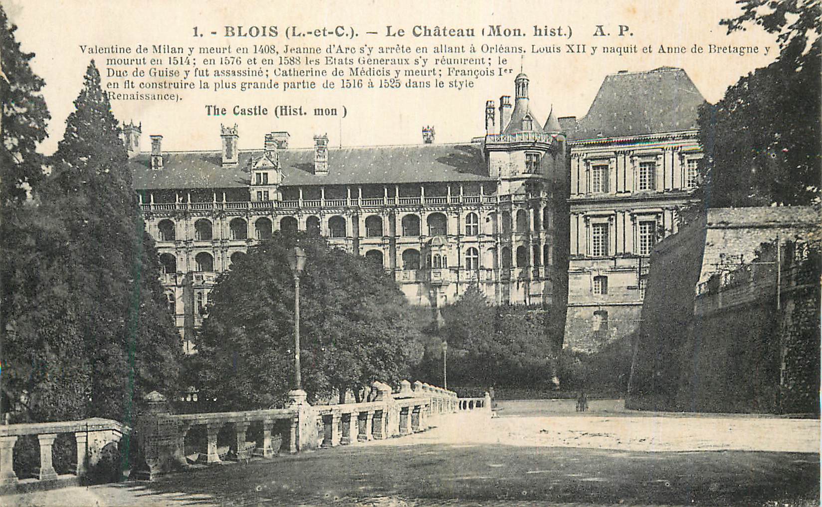CPA Blois (L et C) Le Chateau (Mon His)