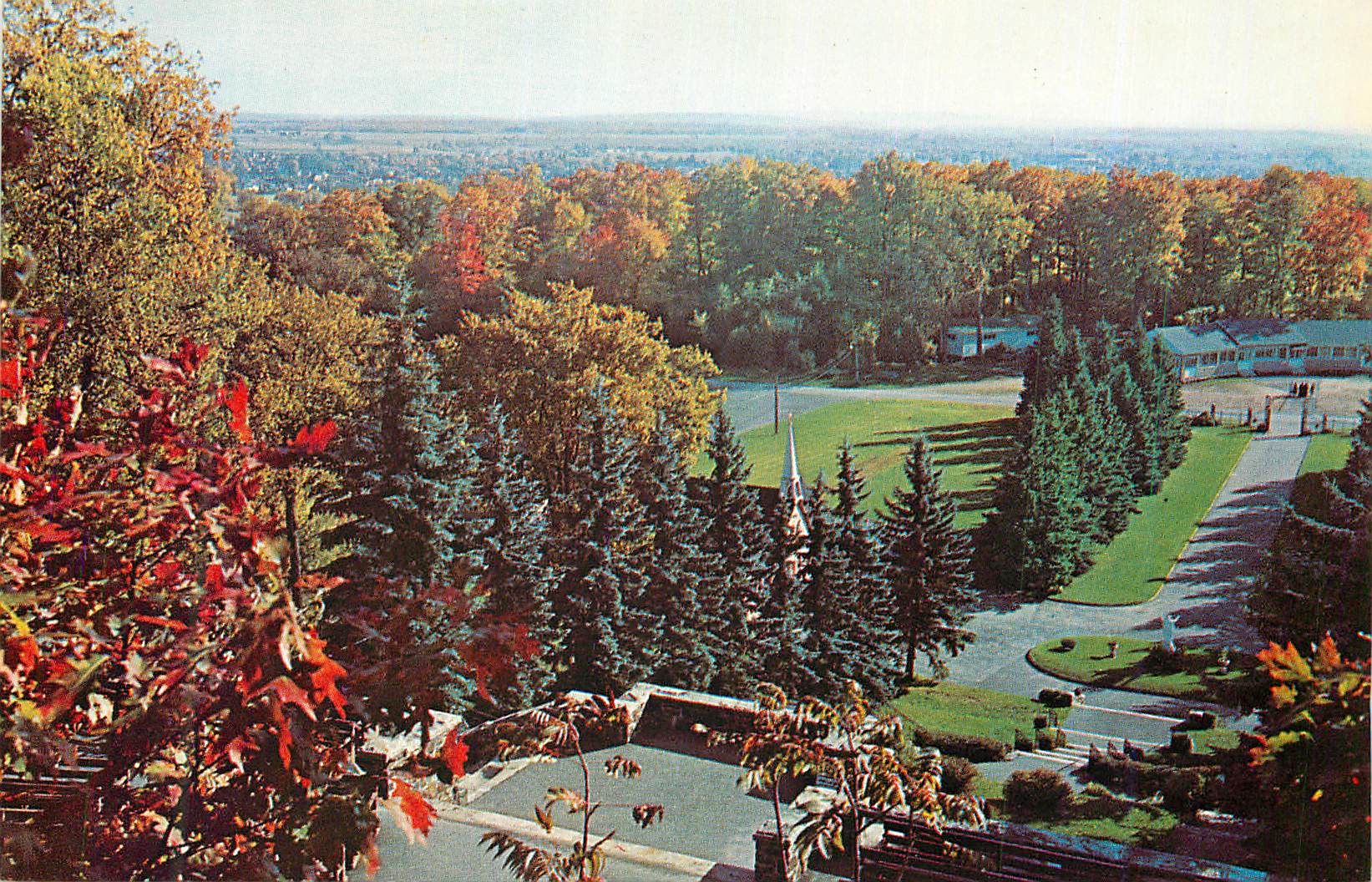 CPM Lachute Quebec Canada Grotte de Notre Dame de Lourdes L'Eglise
