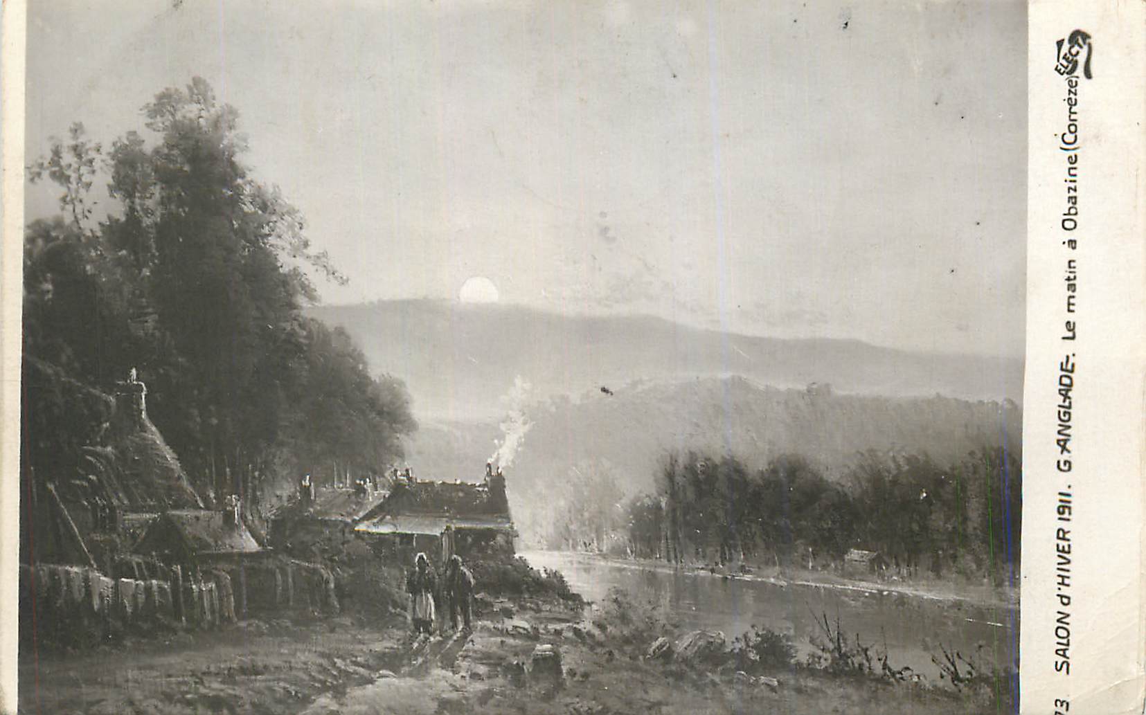 CPA Salon d'Hiver 1911 G Anglade Le Matin a Obazine (Correze)