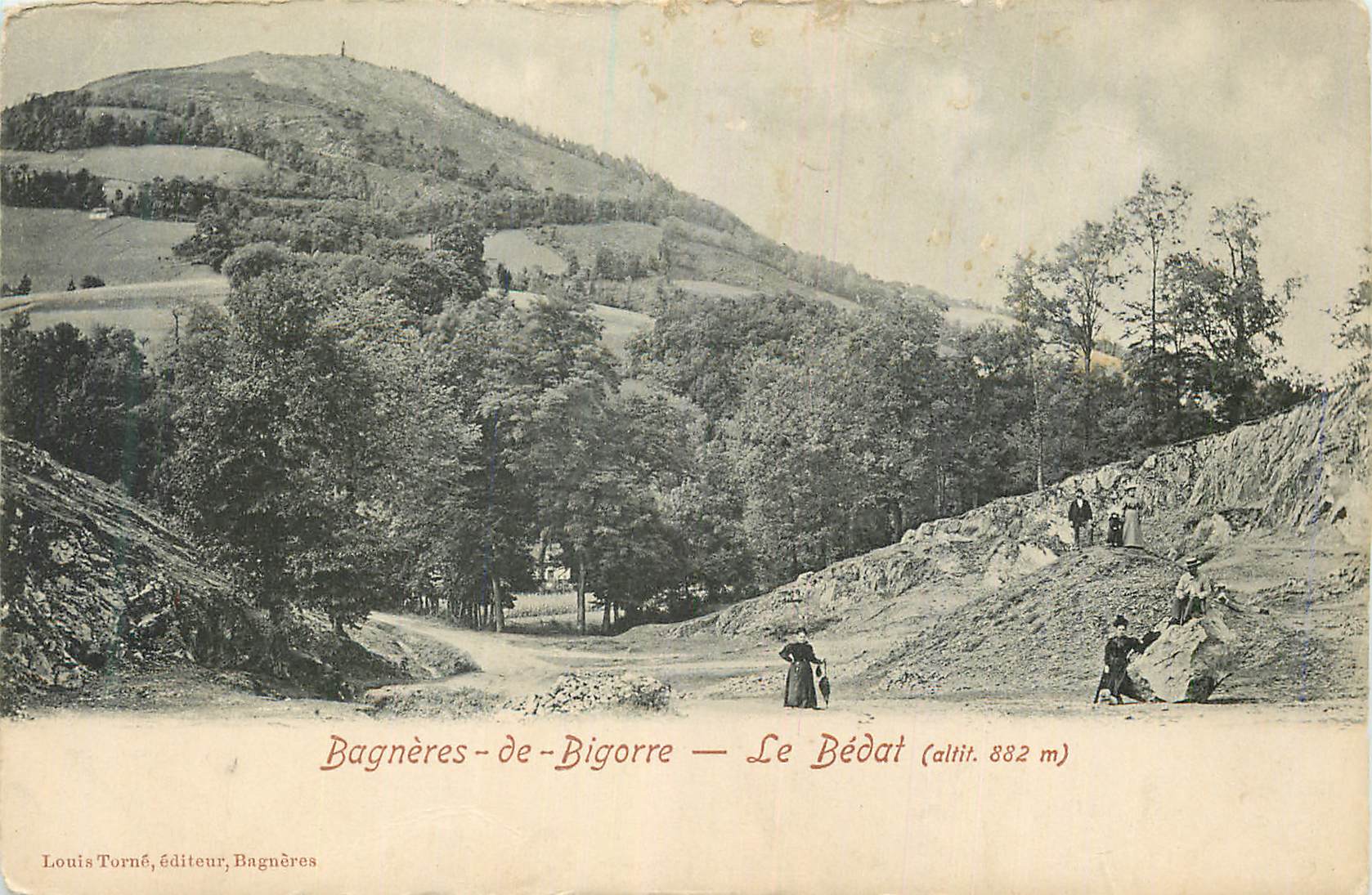 Bagnères-de-Bigorre — Le Bédât (altit. 882 m) — Louis Torné, éditeur, Bagnères