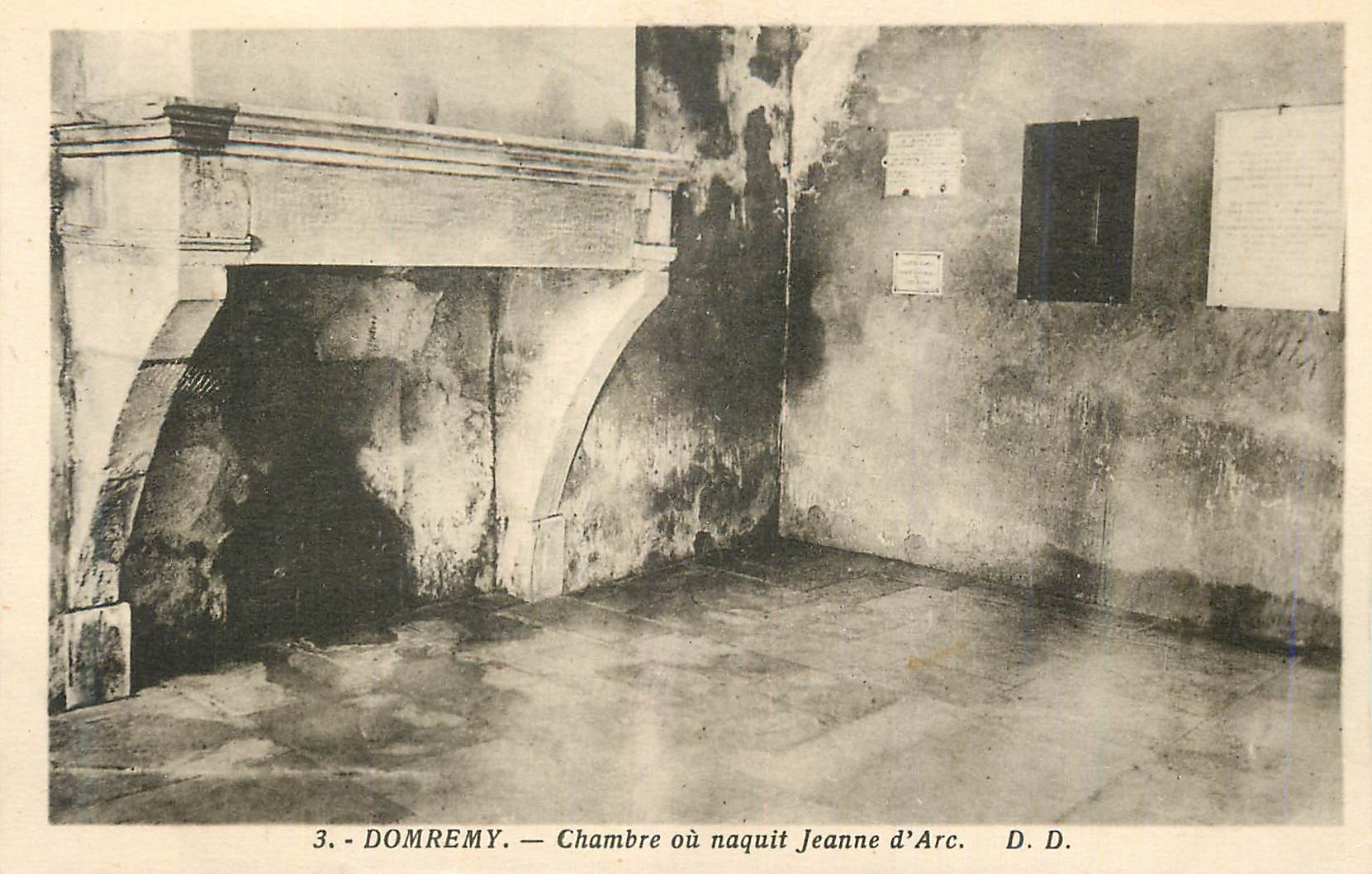 Domrémy — Stanza dove nacque Giovanna d'Arco — D. D.