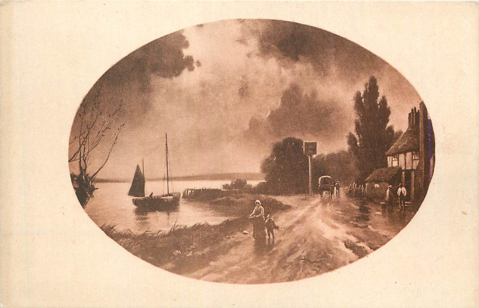 CPA Fantaisie Bateau
