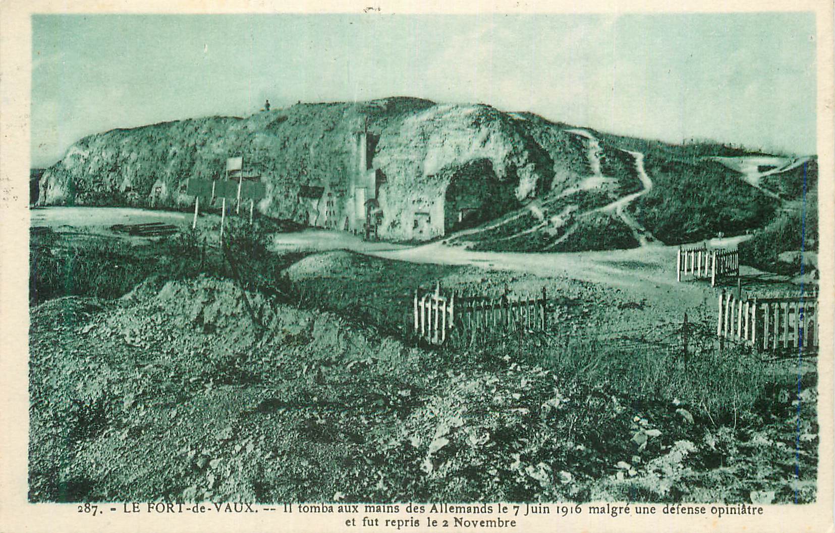 CPA Le Fort de Vaux Il Tomba aux Mains des Allemends le 7 Juin 1916 Militaria
