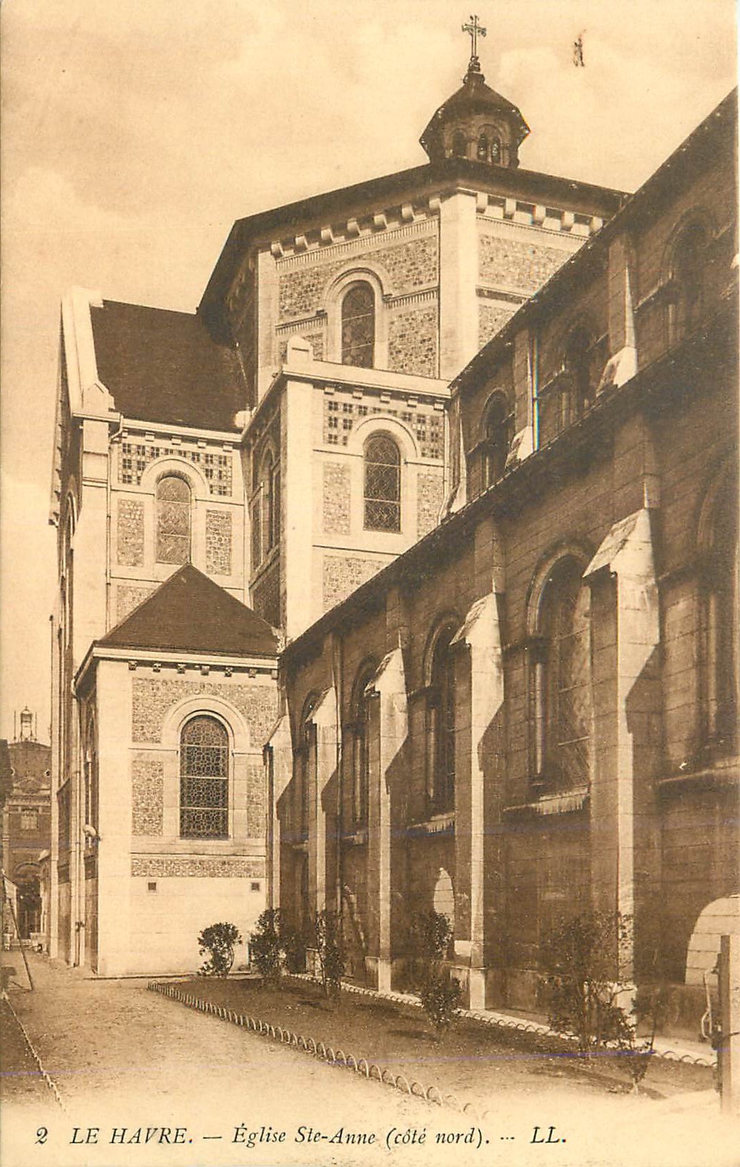 CPA Le Havre Eglise Ste Anne (Cote Nord)