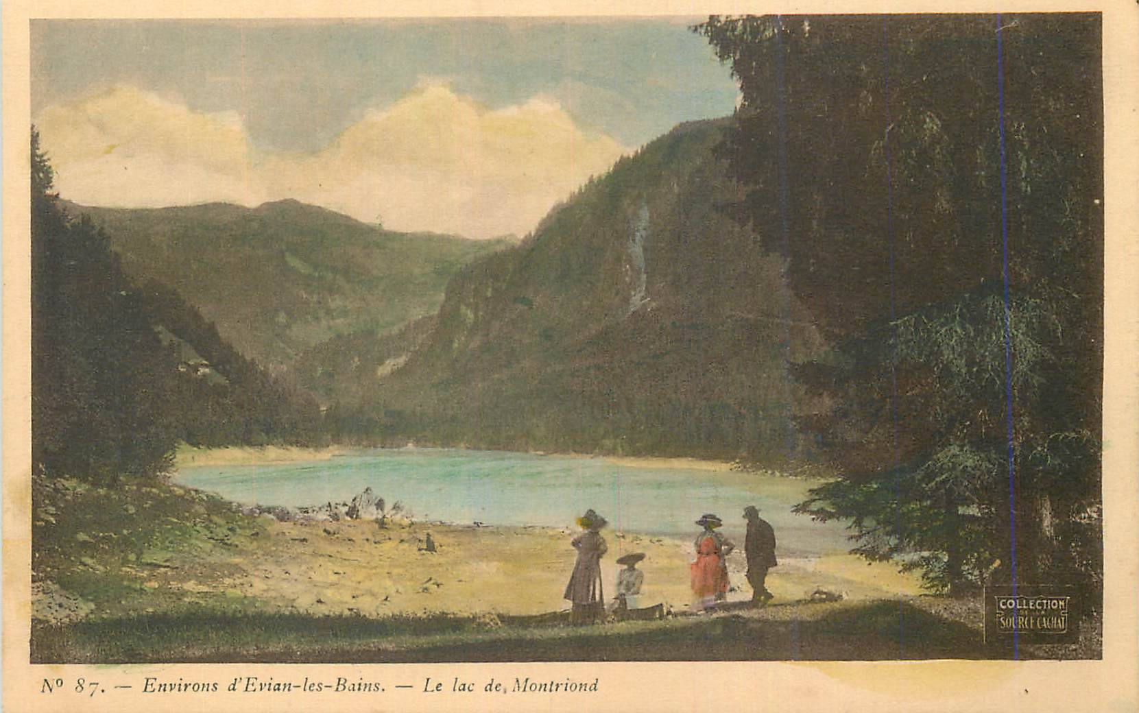 Environs d'Evian-les-Bains — Le lac de Montriond — Collection Source Cachat, n° 87