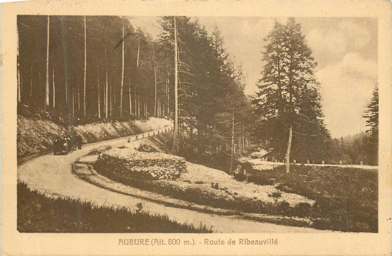 Aubure (Alt. 800 m.) — Route de Ribeauvillé