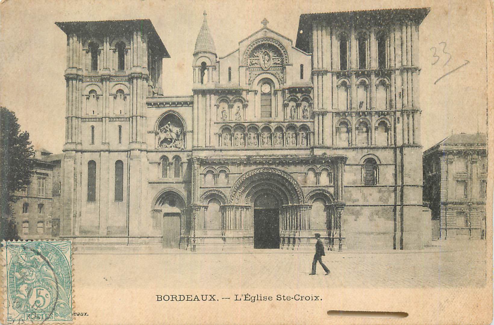 CPA Bordeaux L'Eglise Ste Croix