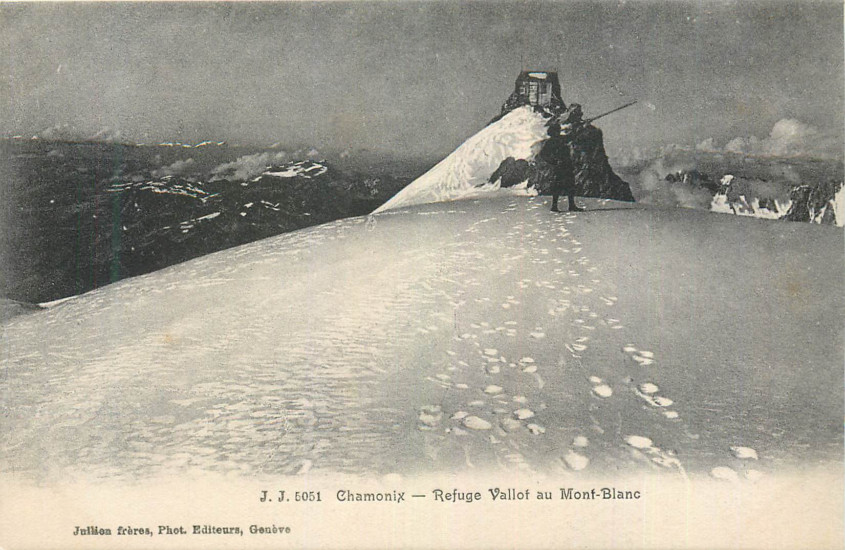 CPA Chamonix Refuge Vallot au Mont Blanc