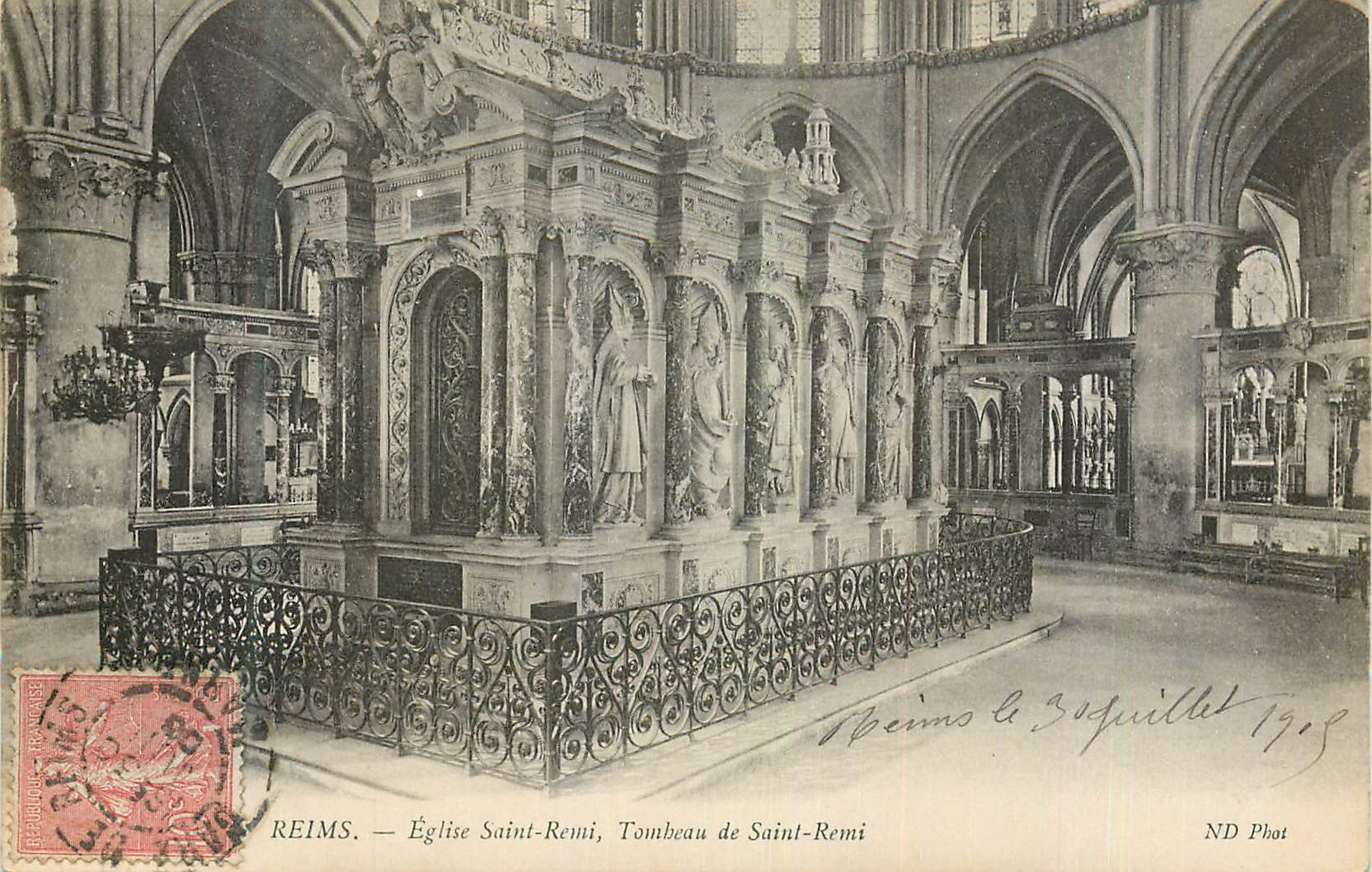 Reims — Église Saint-Remi, Tombeau de Saint-Remi — ND Phot