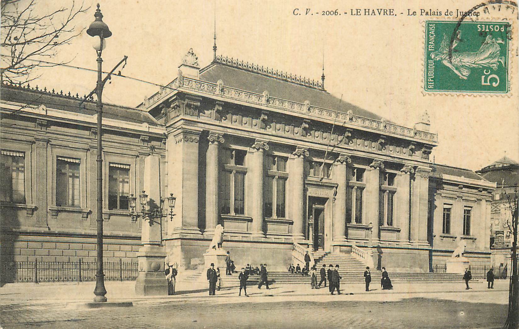 CPA Le Havre Palais de Justice