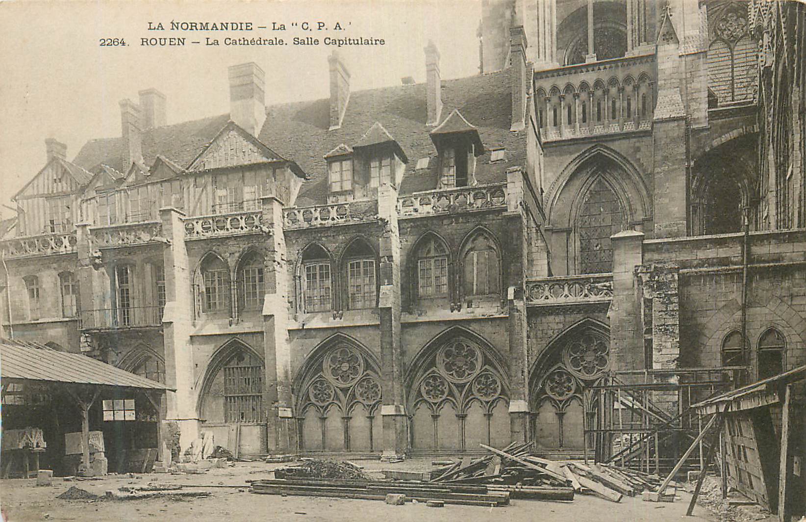 CPA Rouen Normandie La Cathedrale Salle Capitulaire