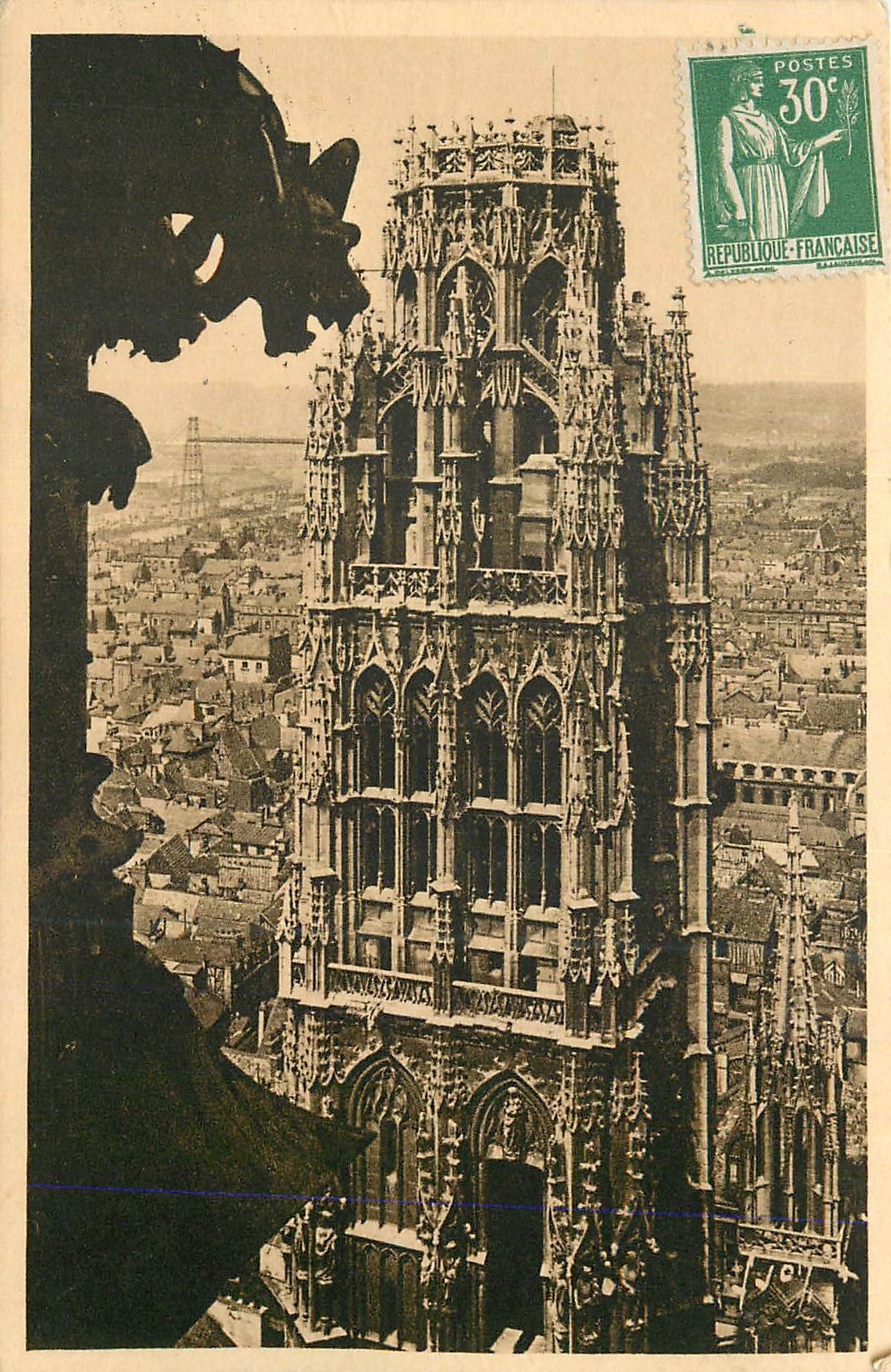 CPA Rouen (Seine Inferieur) La Tour du Beurre