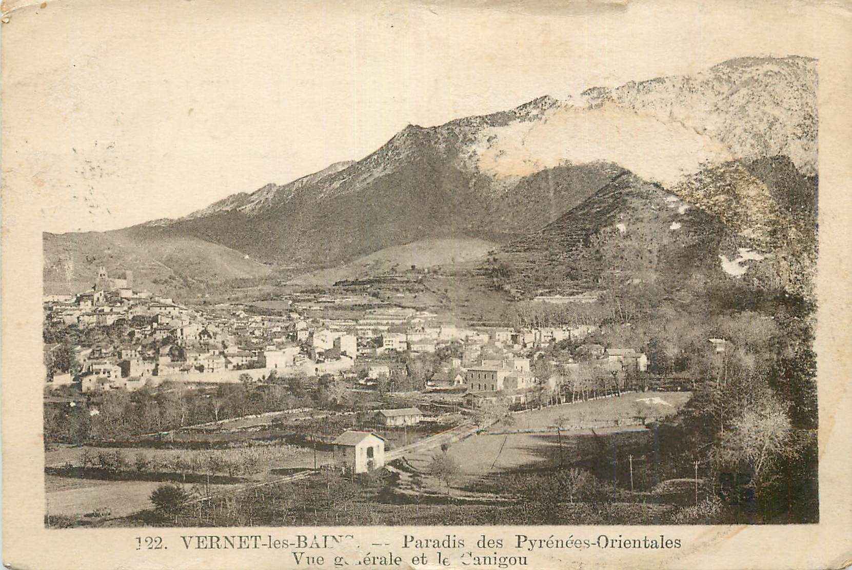 Vernet-les-Bains — Vista generale e il Canigou — Paradiso delle Alpi Orientali