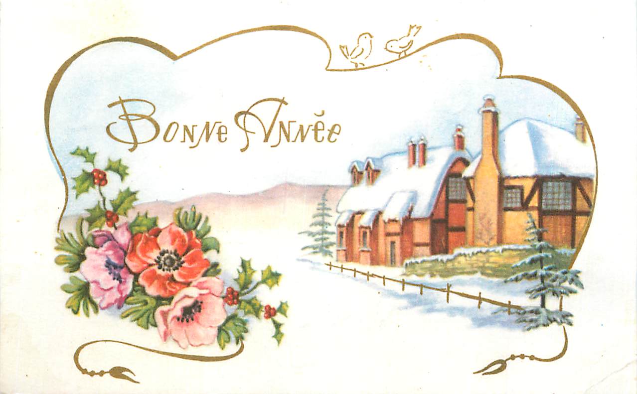 CPA Bonne Annee
