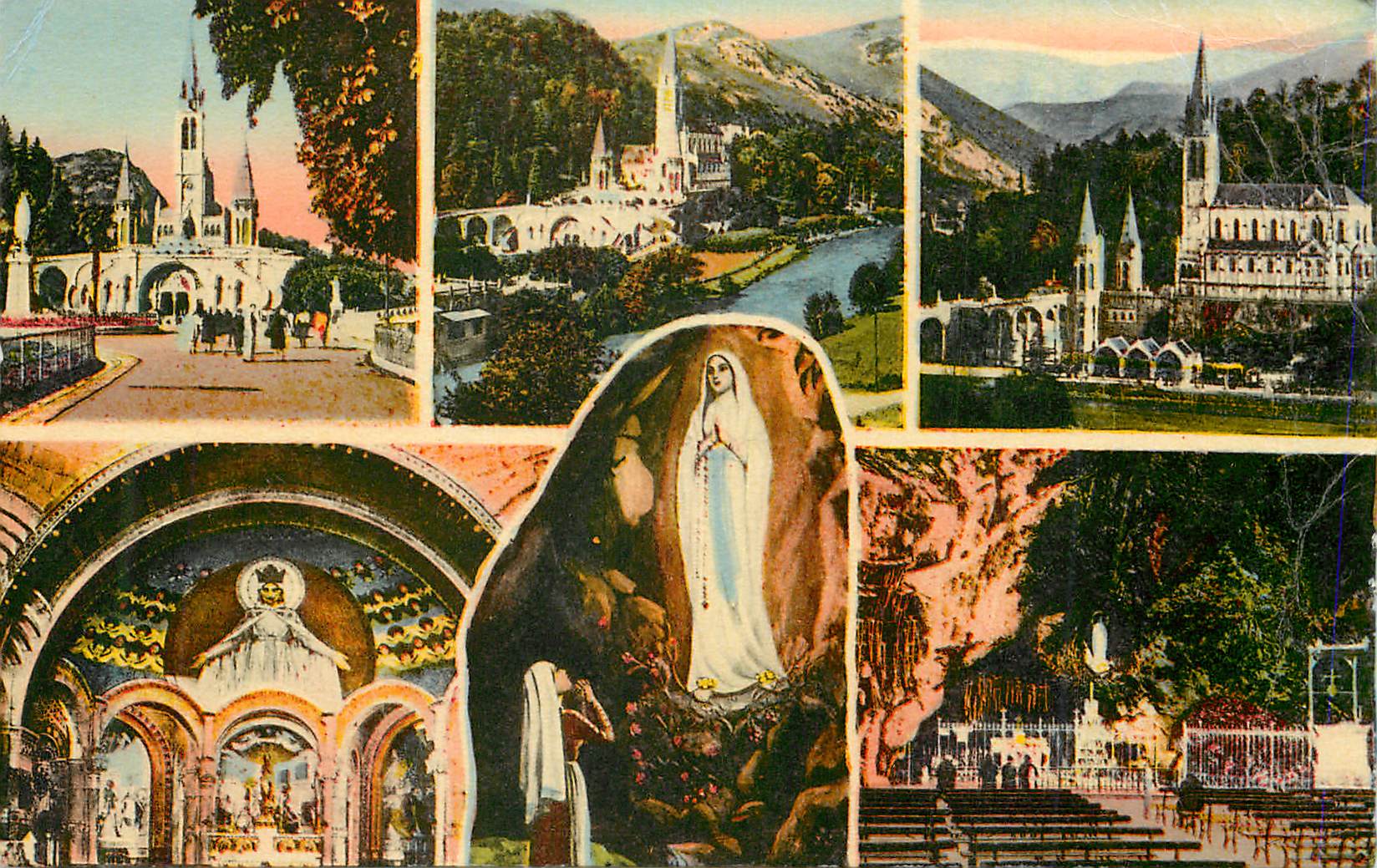 CPM Souvenir de Lourdes