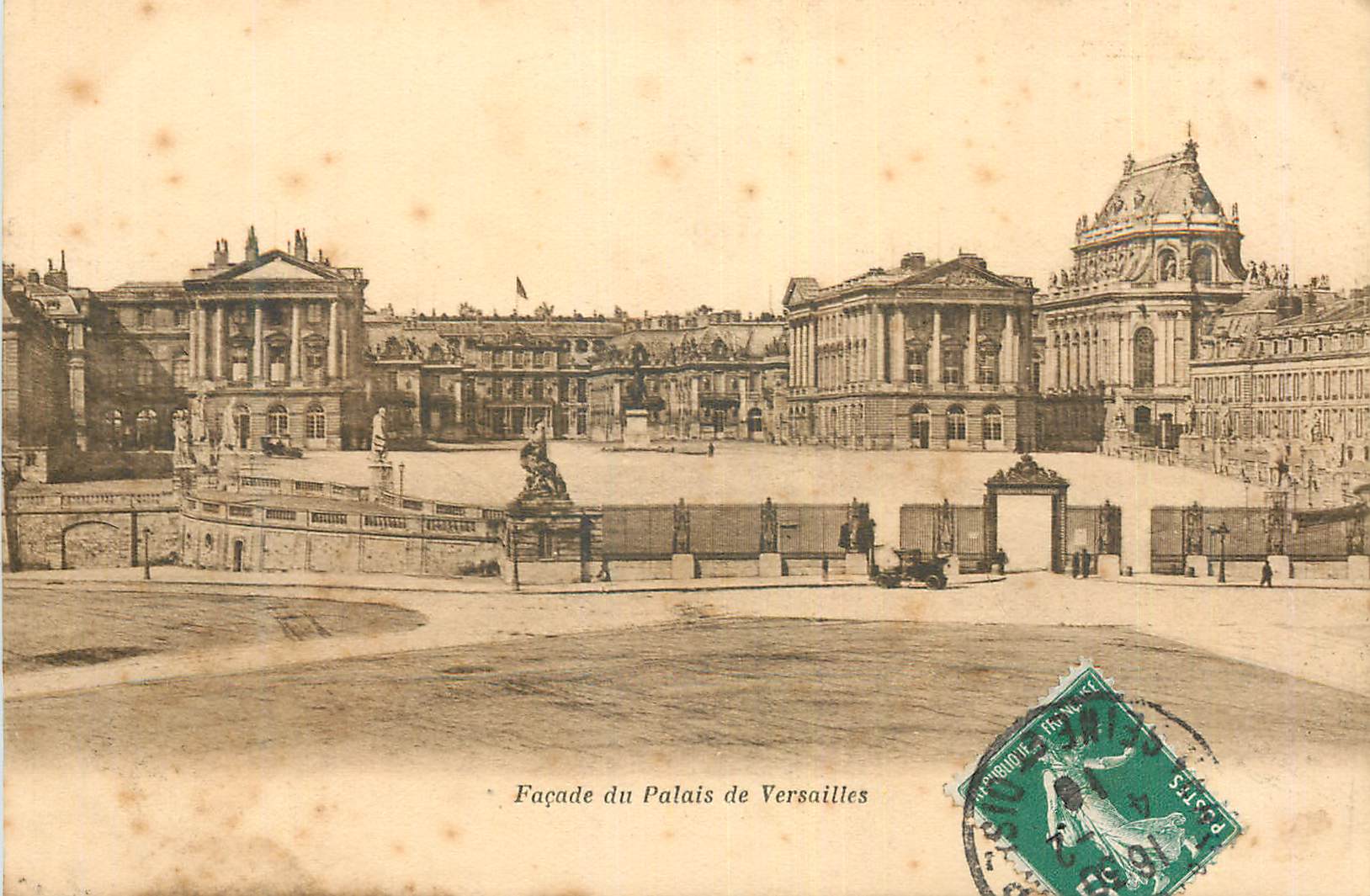 CPA Facade du Palais de Versailles
