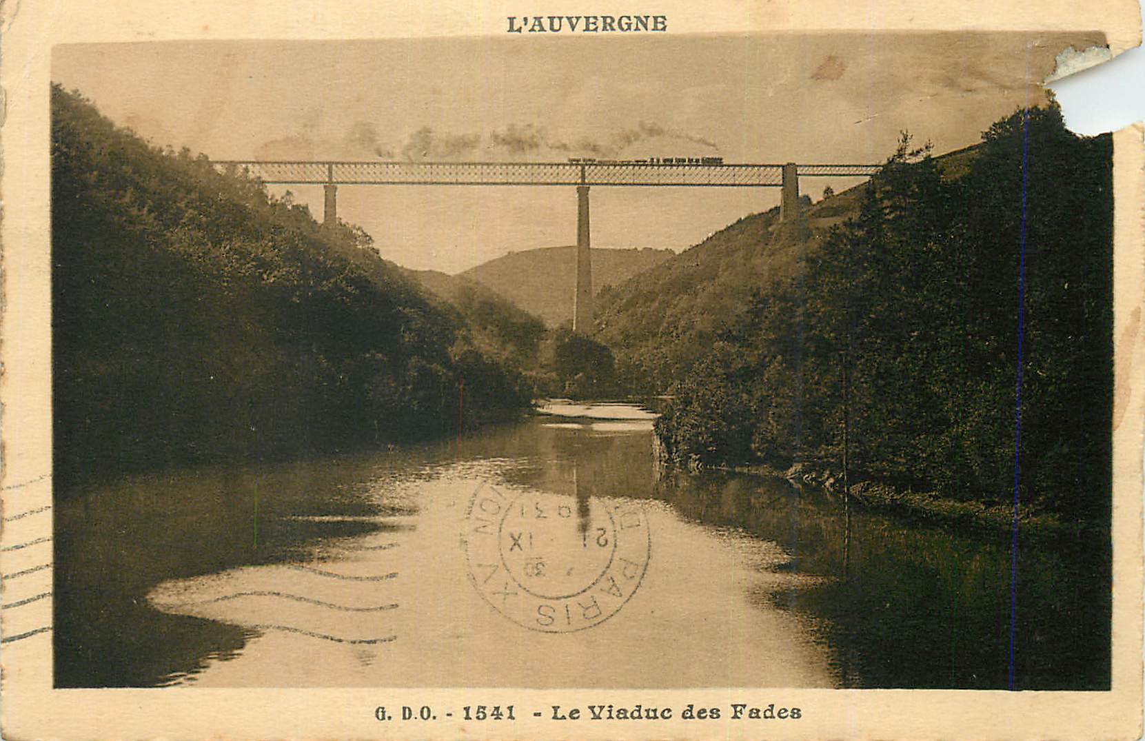 Le Viaduc des Fades — L'Auvergne — G.D.O. - 1541