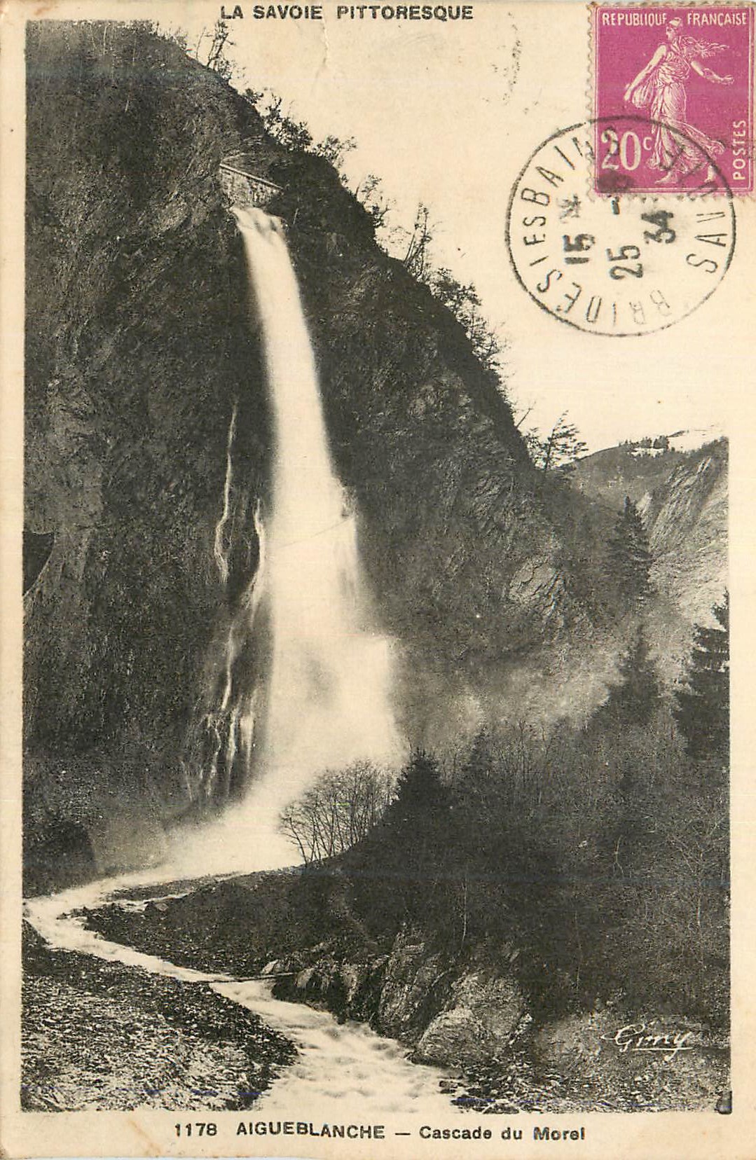 Aigueblanche — Cascade du Morél — La Savoie pittoresque