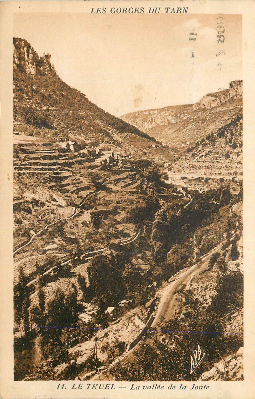 CPA Les Gorges du Tarn le Truel la Vallee de la Jonte 