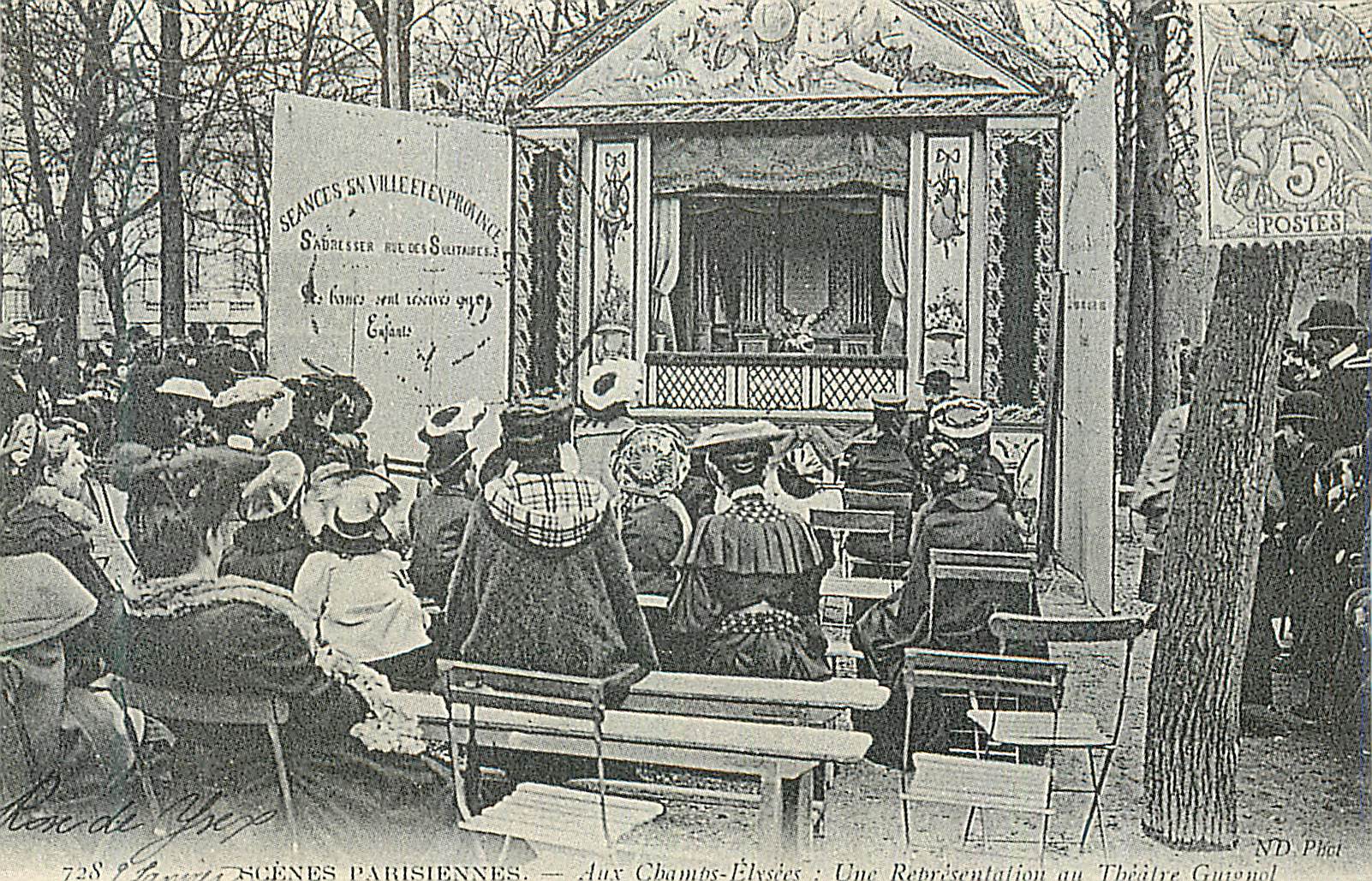 Champs-Élysées — Une Représentation au Théâtre Guignol — ND Phet