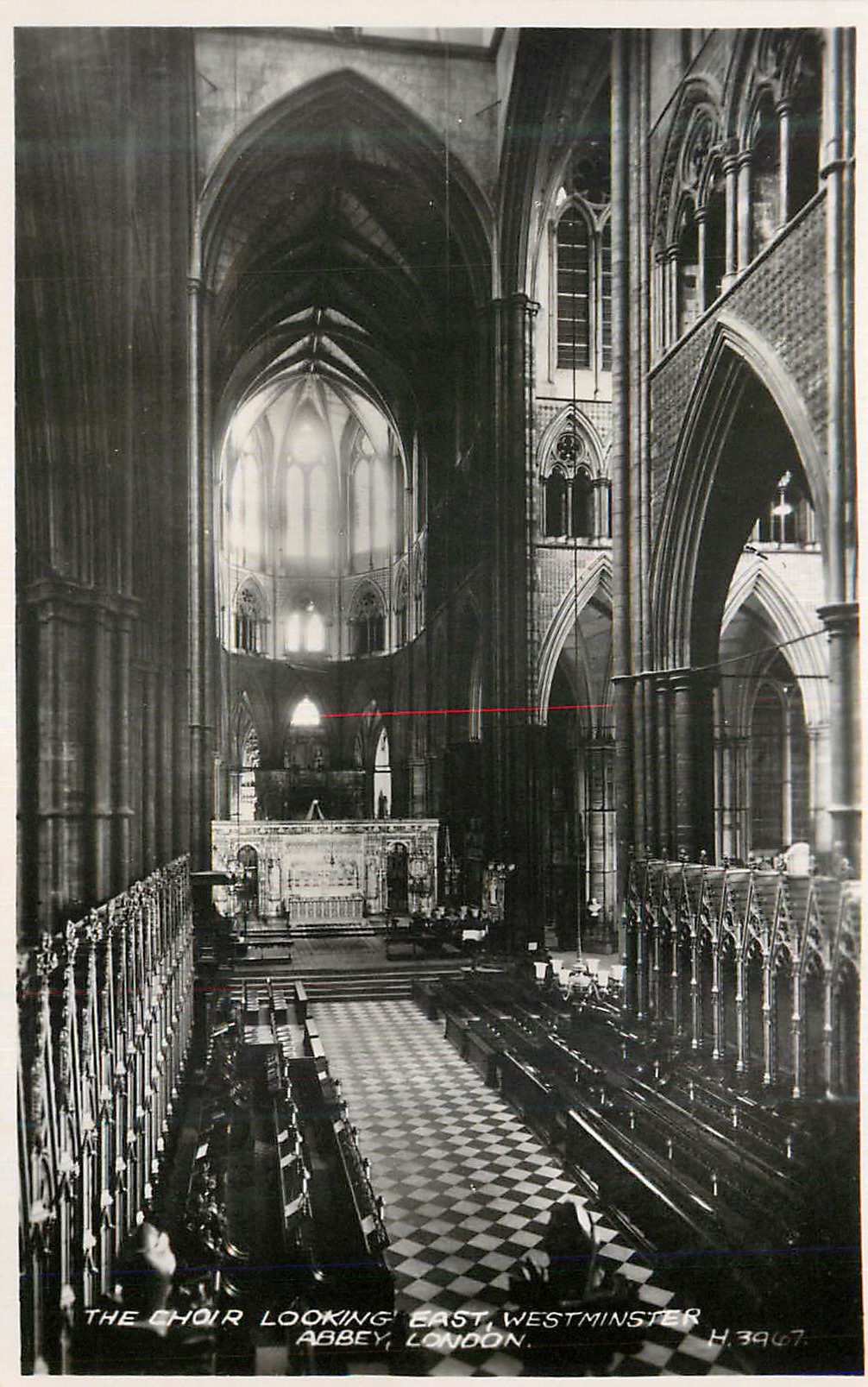 CPM Westminster Abbey London The Choir Looking East