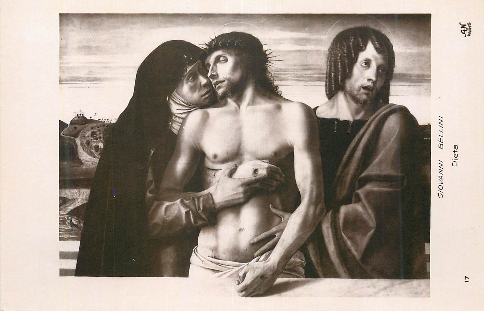 CPA Pieta Giovanni Bellini