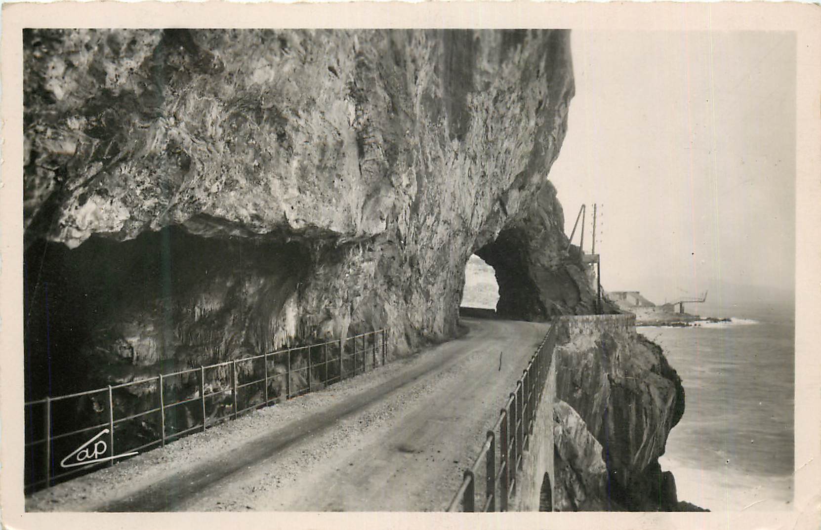 CPM Route de Djidjelli a Bougie Le Pont des Grandes Falaises