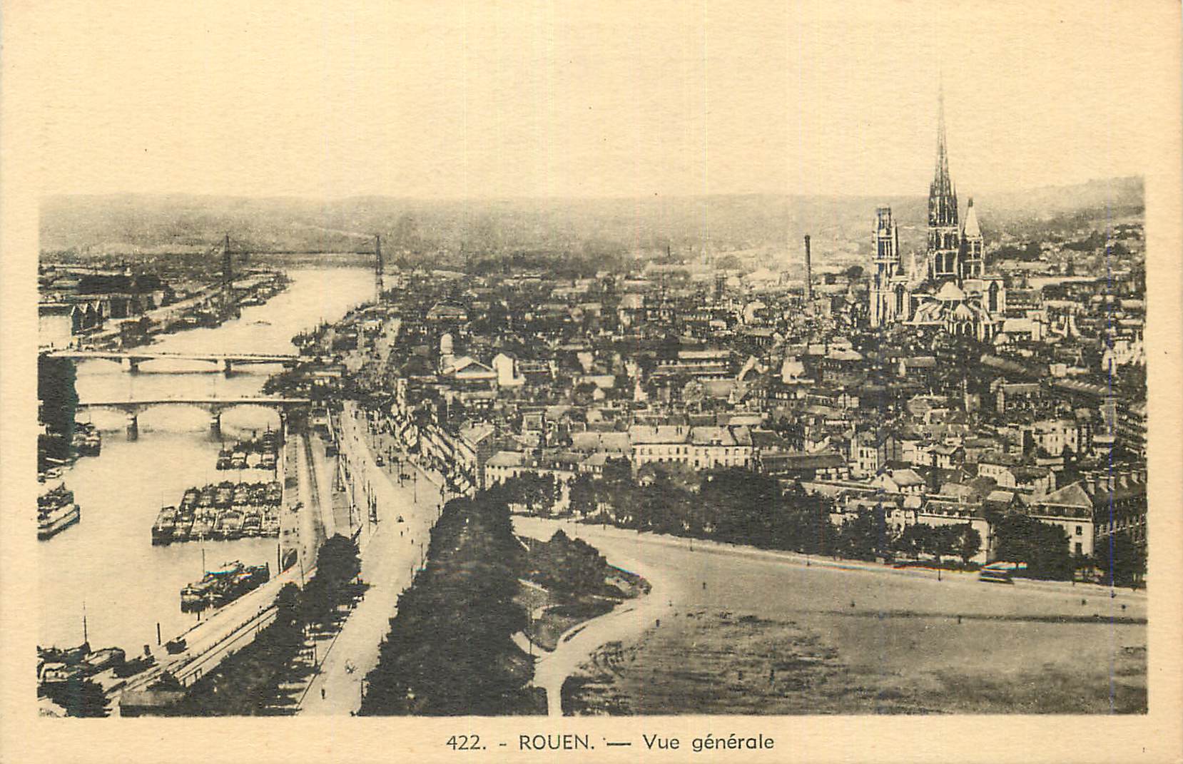CPA Rouen Vue Generale