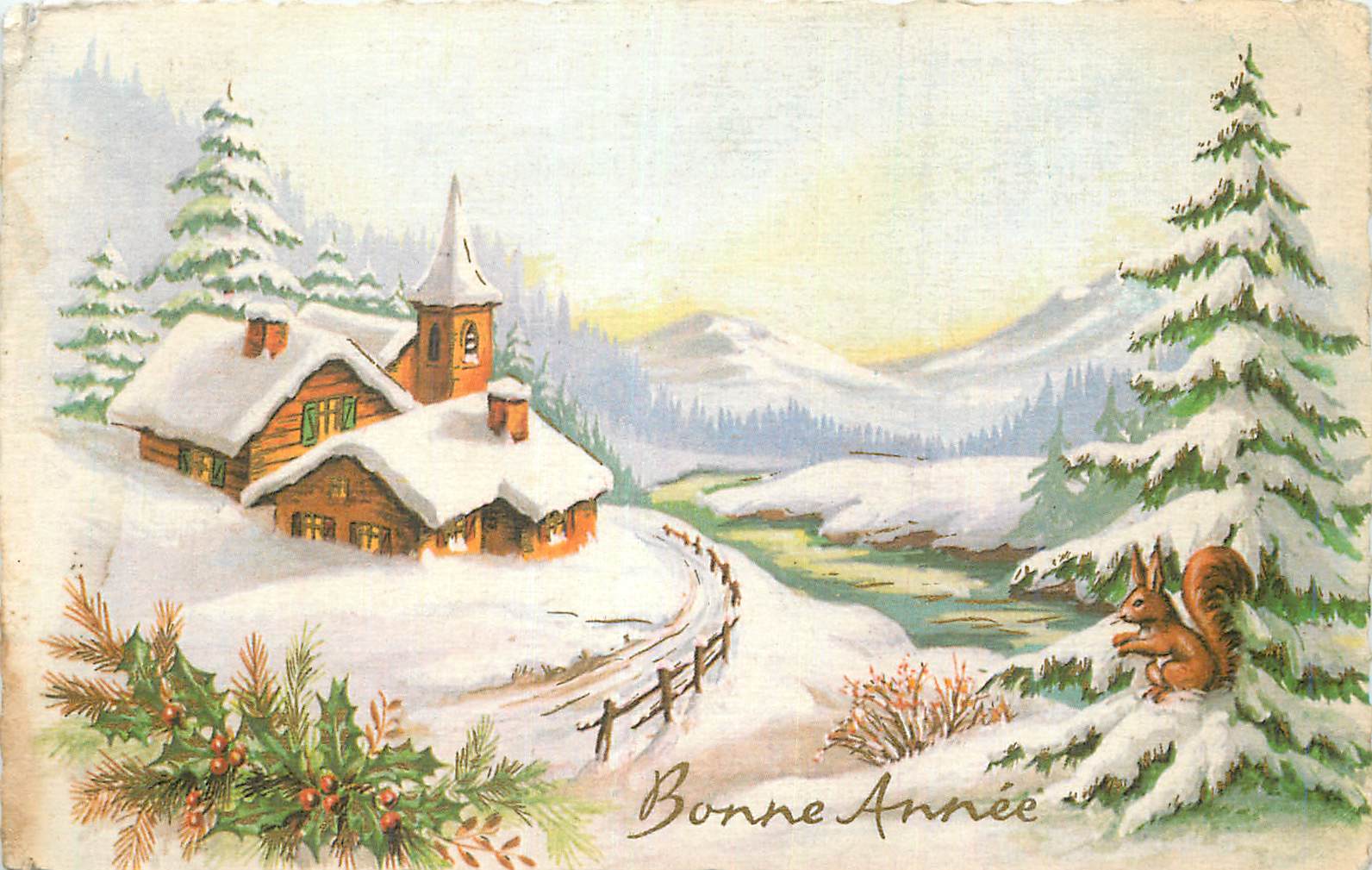 CPA Bonne Annee