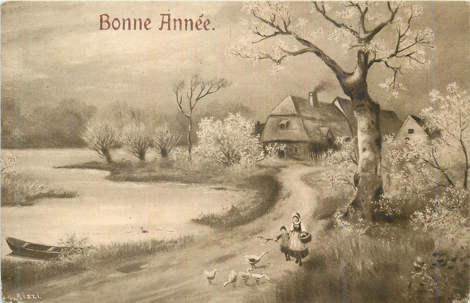 CPA Bonne Annee