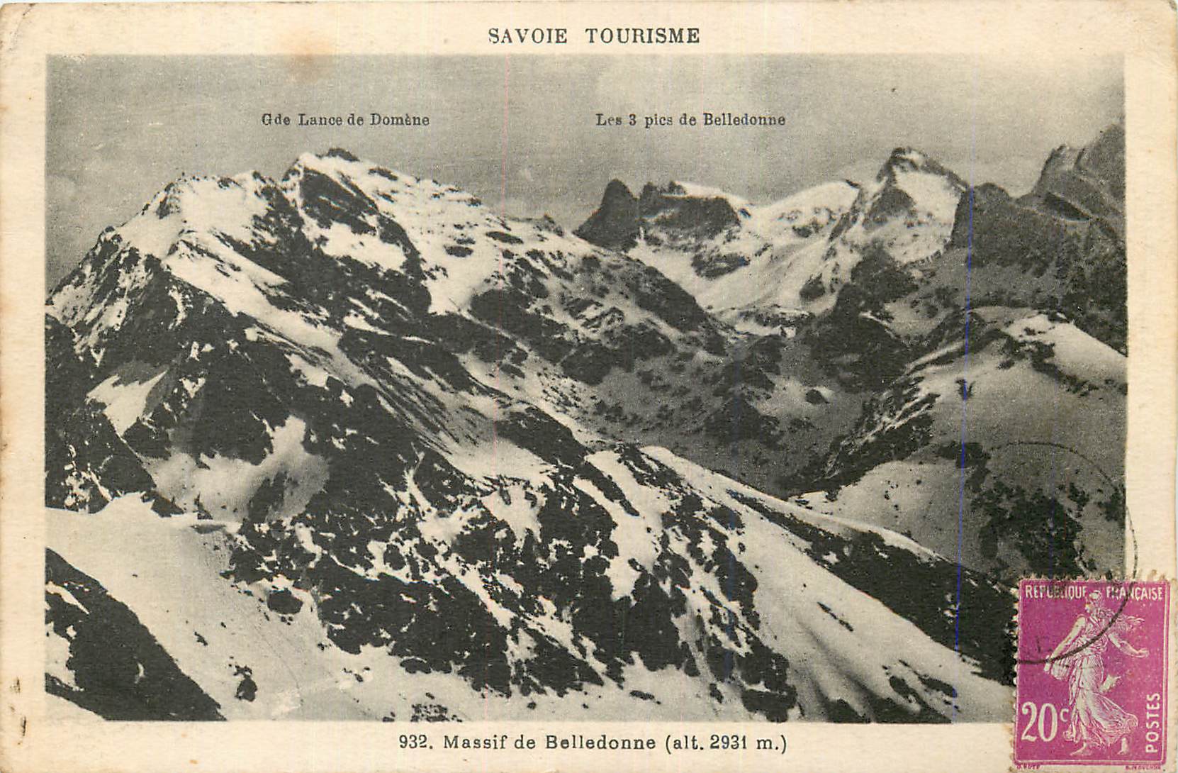 Massif de Belledonne — Les 3 pics de Belledonne et Gde Lance de Domène — Savoie Tourisme