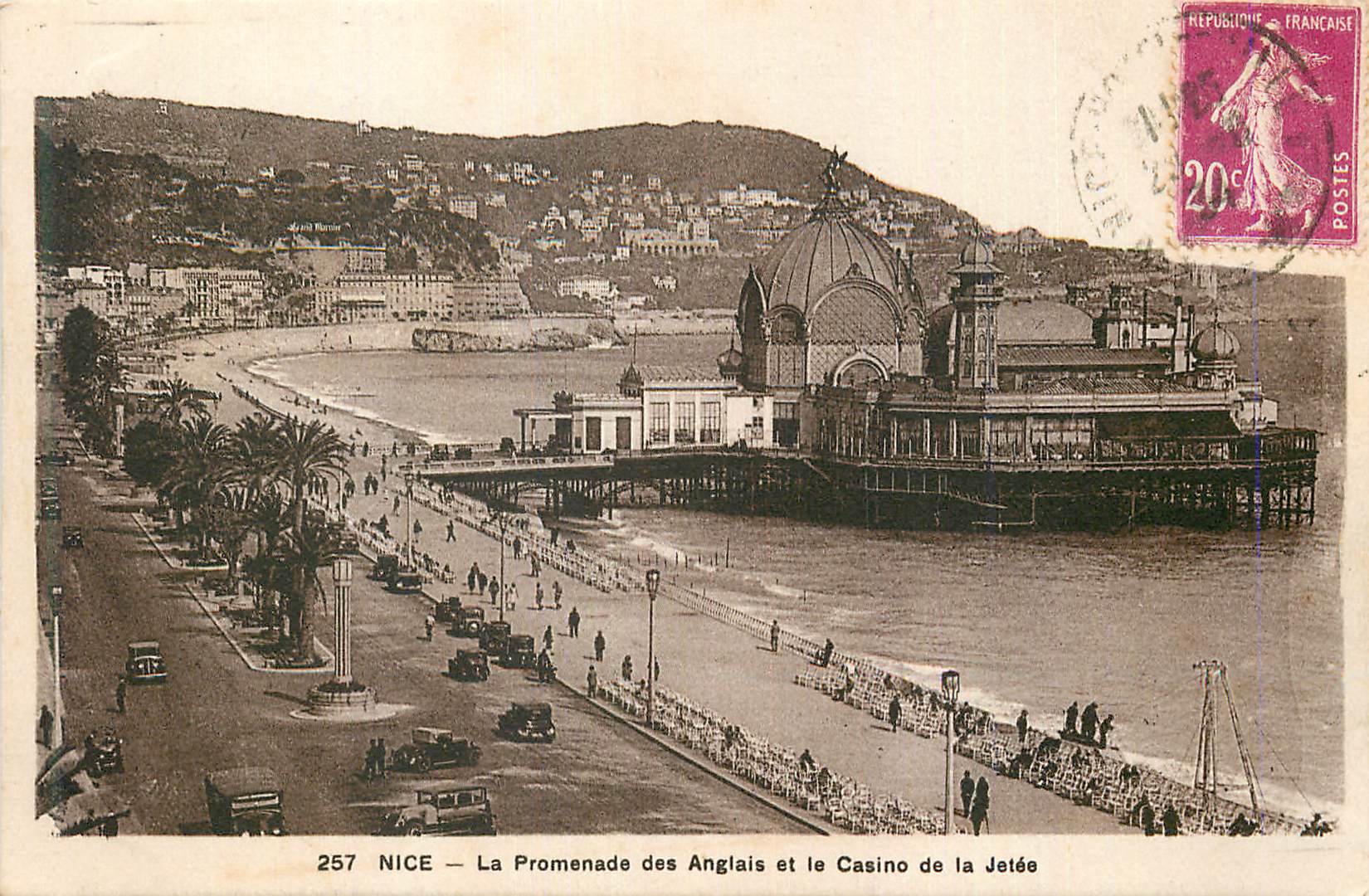 CPA Nice Promenade des Anglais et le Casino de la Jetee