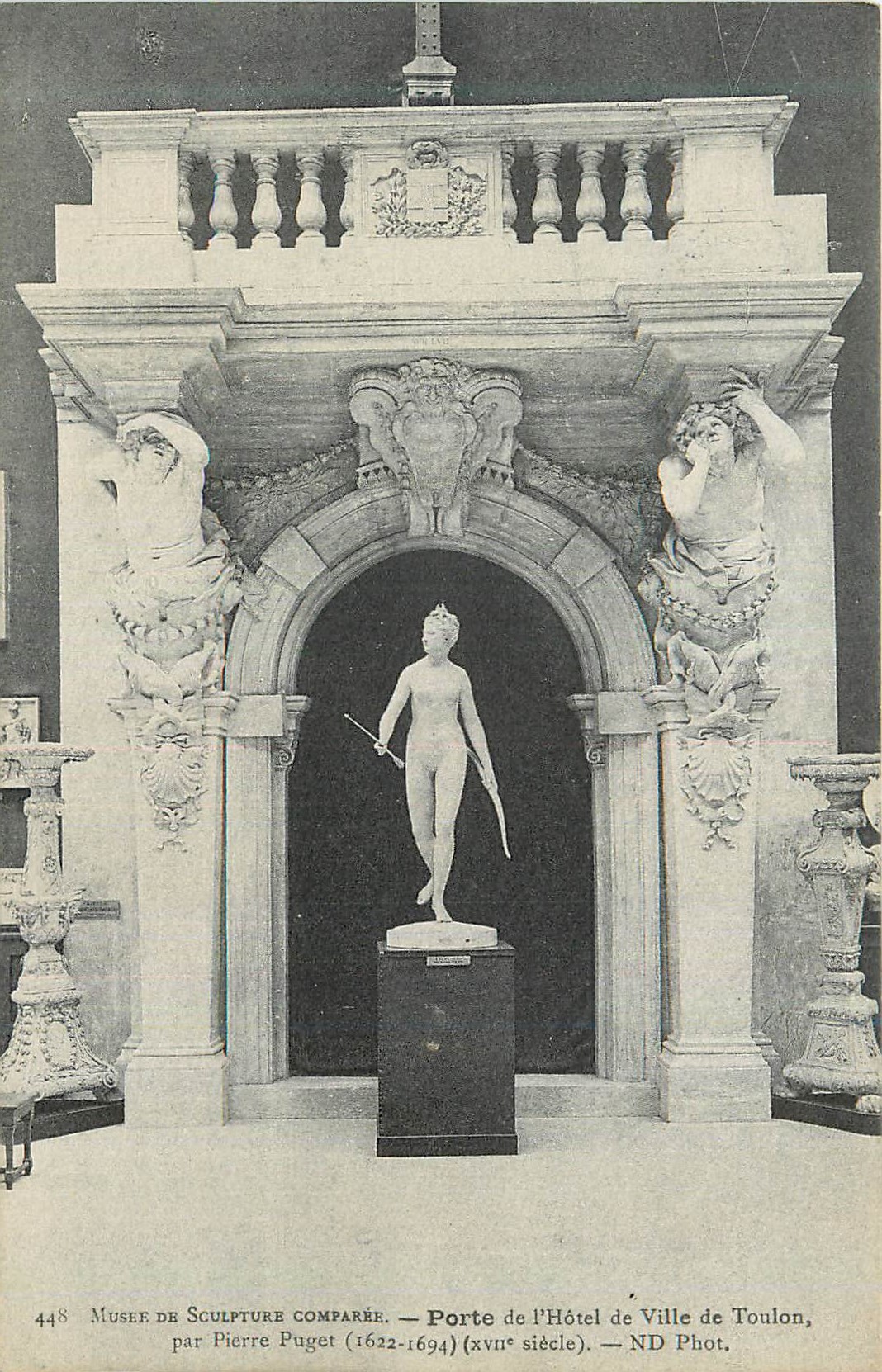 Porte de l'Hôtel de Ville de Toulon — Pierre Puget (1622-1694) — xvn° siècle — Musée de Sculpture Comparée