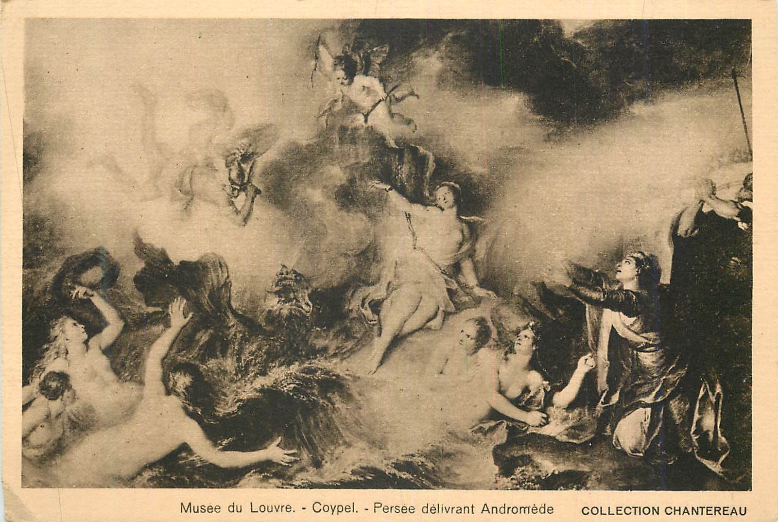 CPA Musee du Louvre Coypel Persee Delivrant Andromede