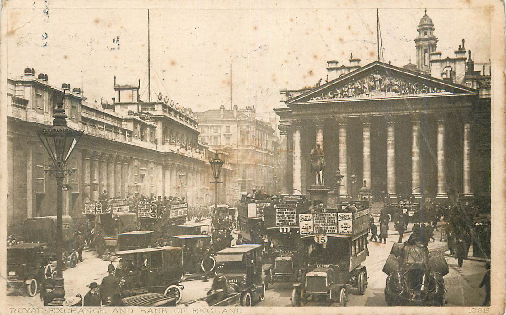 Royal Exchange and Bank of England — Londres — éditeur anonyme, n° de série 1028