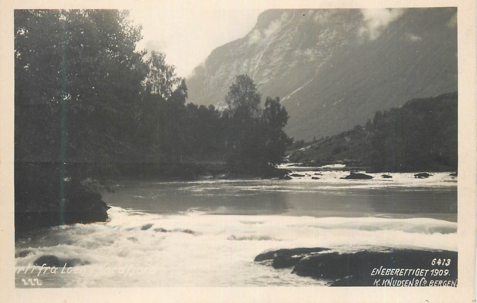 CPM Eneberettiget 1909 K Knudsen Bergen