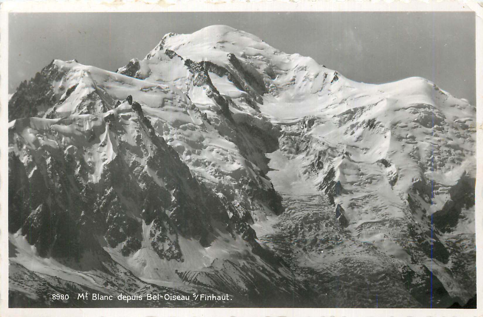 CPM Mont Blanc depuis Bel Oiseau sur Finhaut
