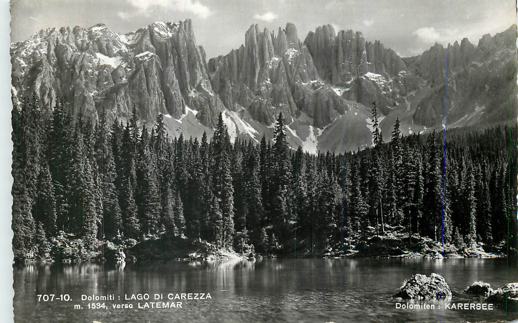 CPM Dolomiti Lago di Carezza m 1534 verso Latemar