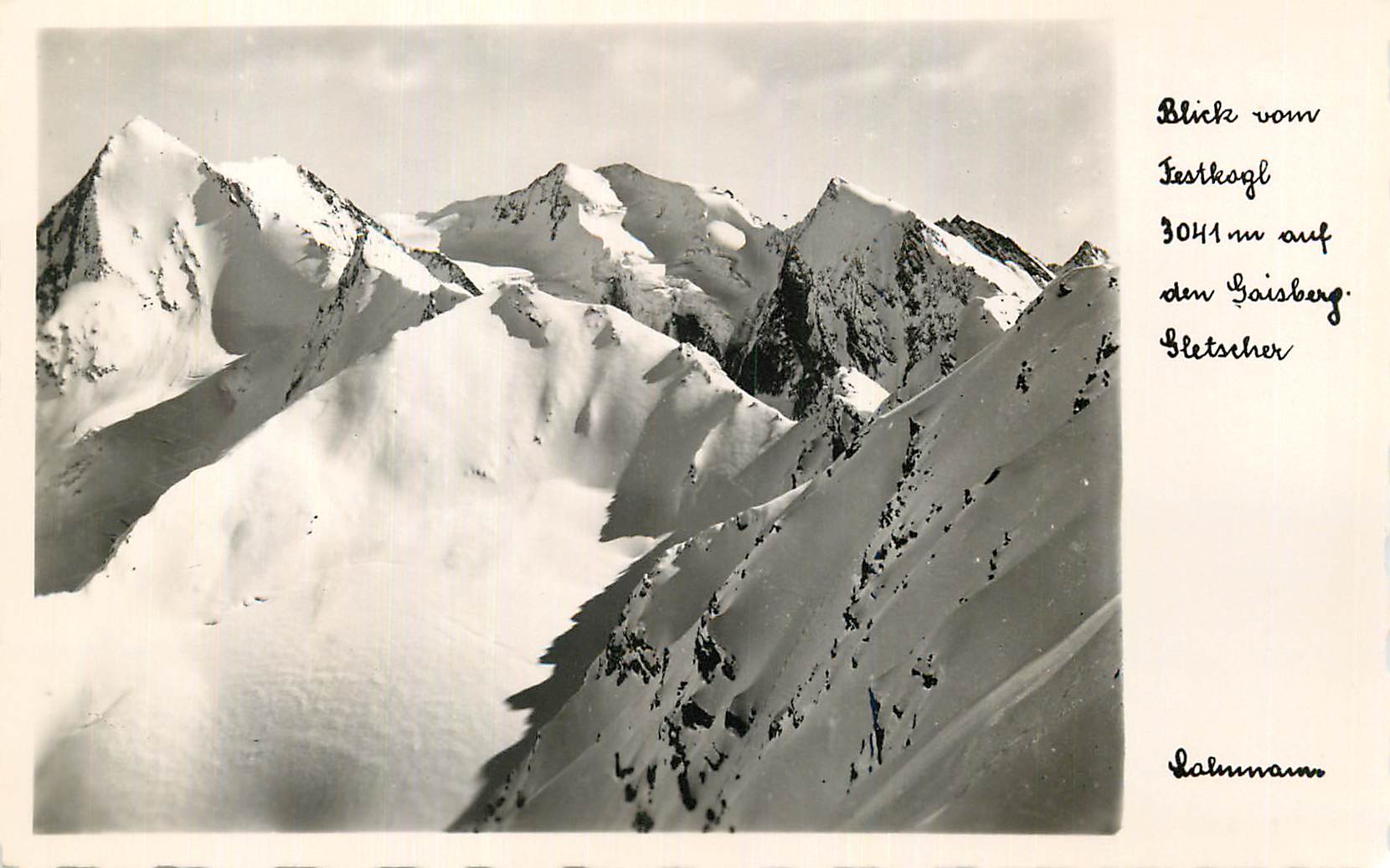 CPM Blick vom Festkogl 3041 m auf den Saisberg Sletscher
