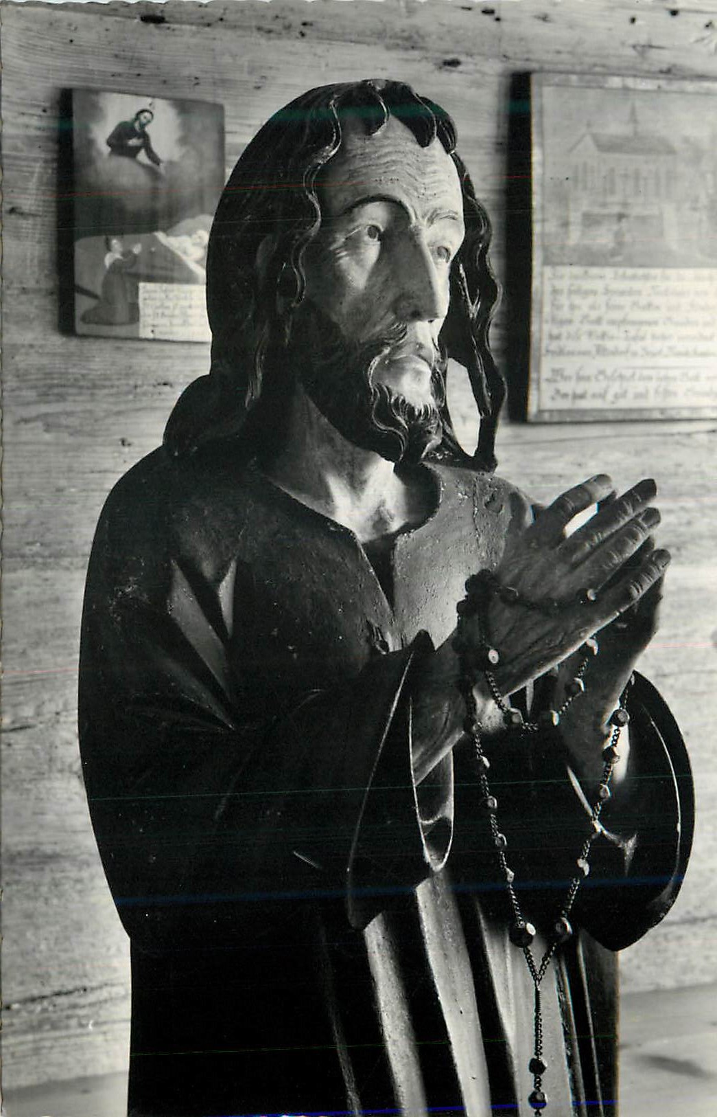 CPM Lindenholz Bruder klaus Statue Im Geburtshaus
