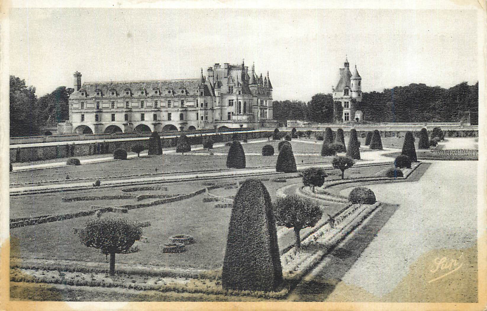 CPM Chenonceaux (I et L) Le Parc et le Chateau