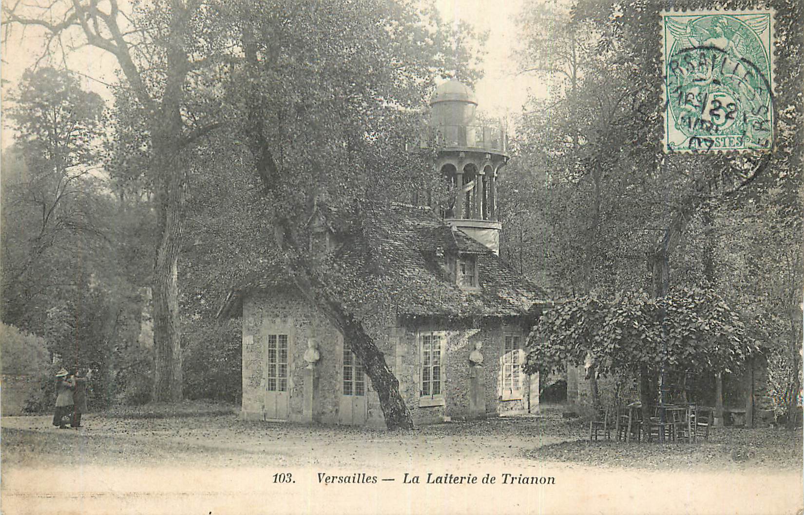 CPA Versailles La Laiterie de Trianon