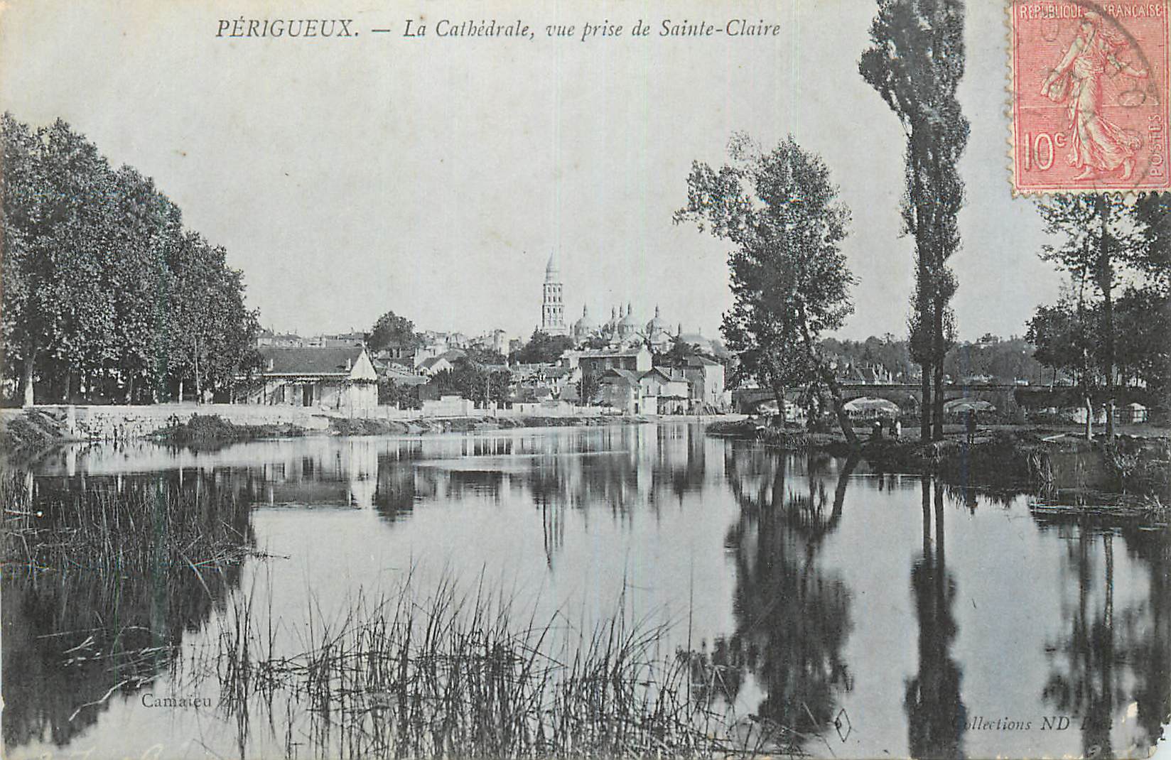 Périgueux — La Cathédrale, vue prise de Sainte-Claire — Camaseu