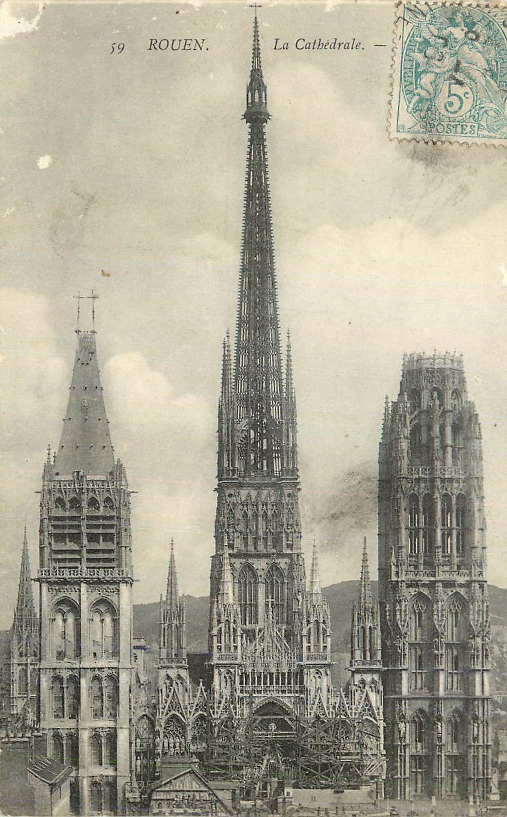 CPA Rouen La Cathedrale