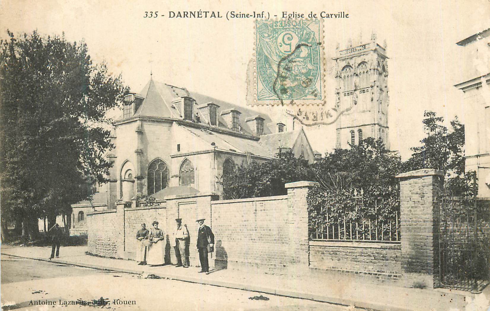 CPA Darnetal (Seine Inf) Eglise de Carville