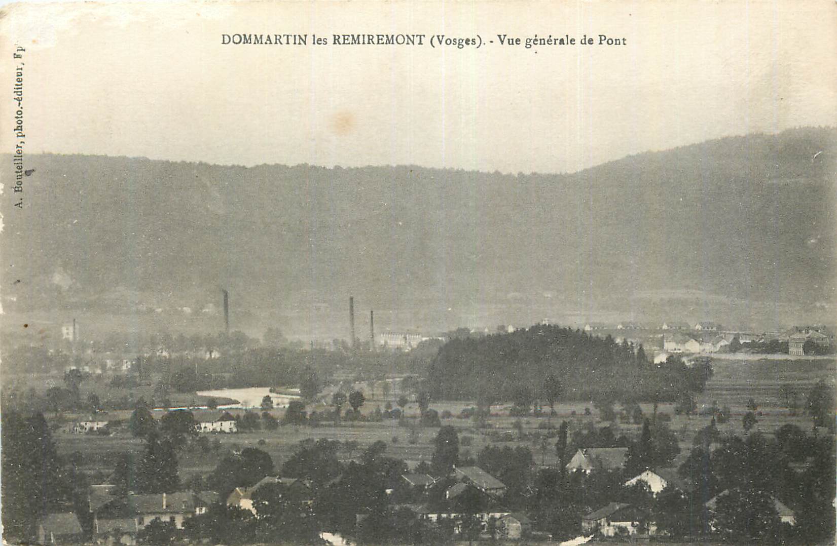 CPA Dommartin les Remiremont (Vosges) Vue Generale de Pont