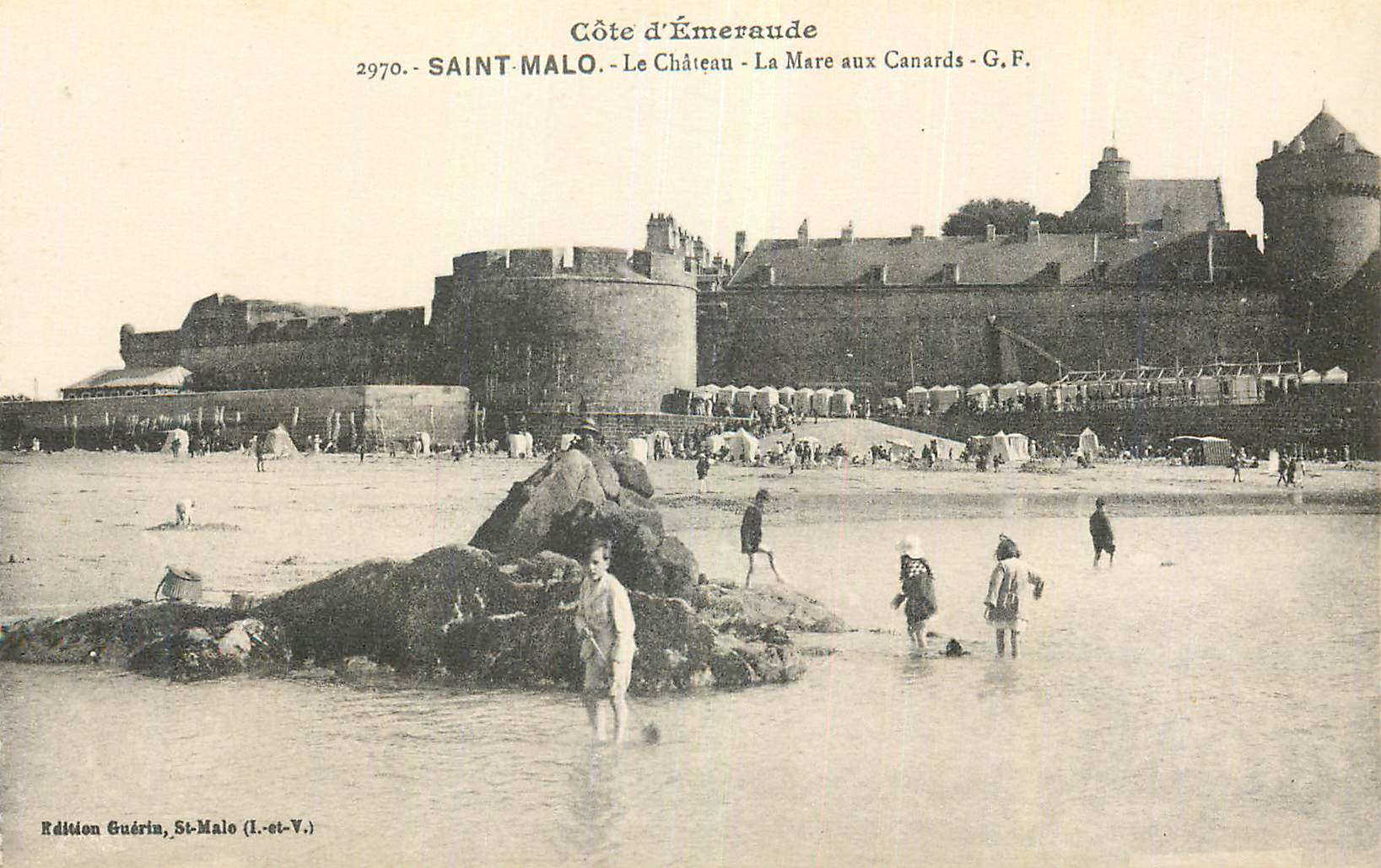 Saint-Malo - Le Château - La Mare aux Canards - G.F. - Côte d'Émeraude